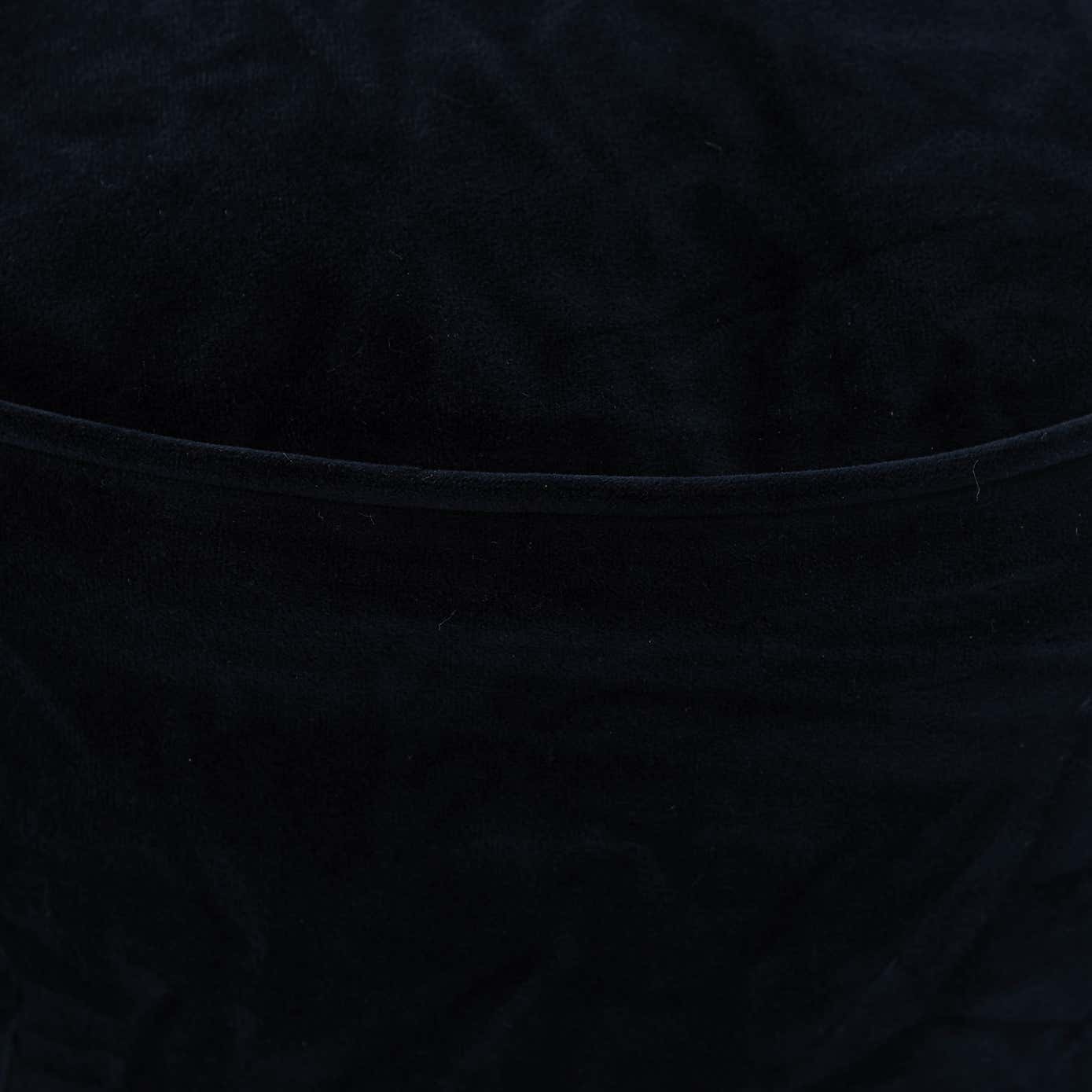 Eliza Velvet Old Gold Pouffe