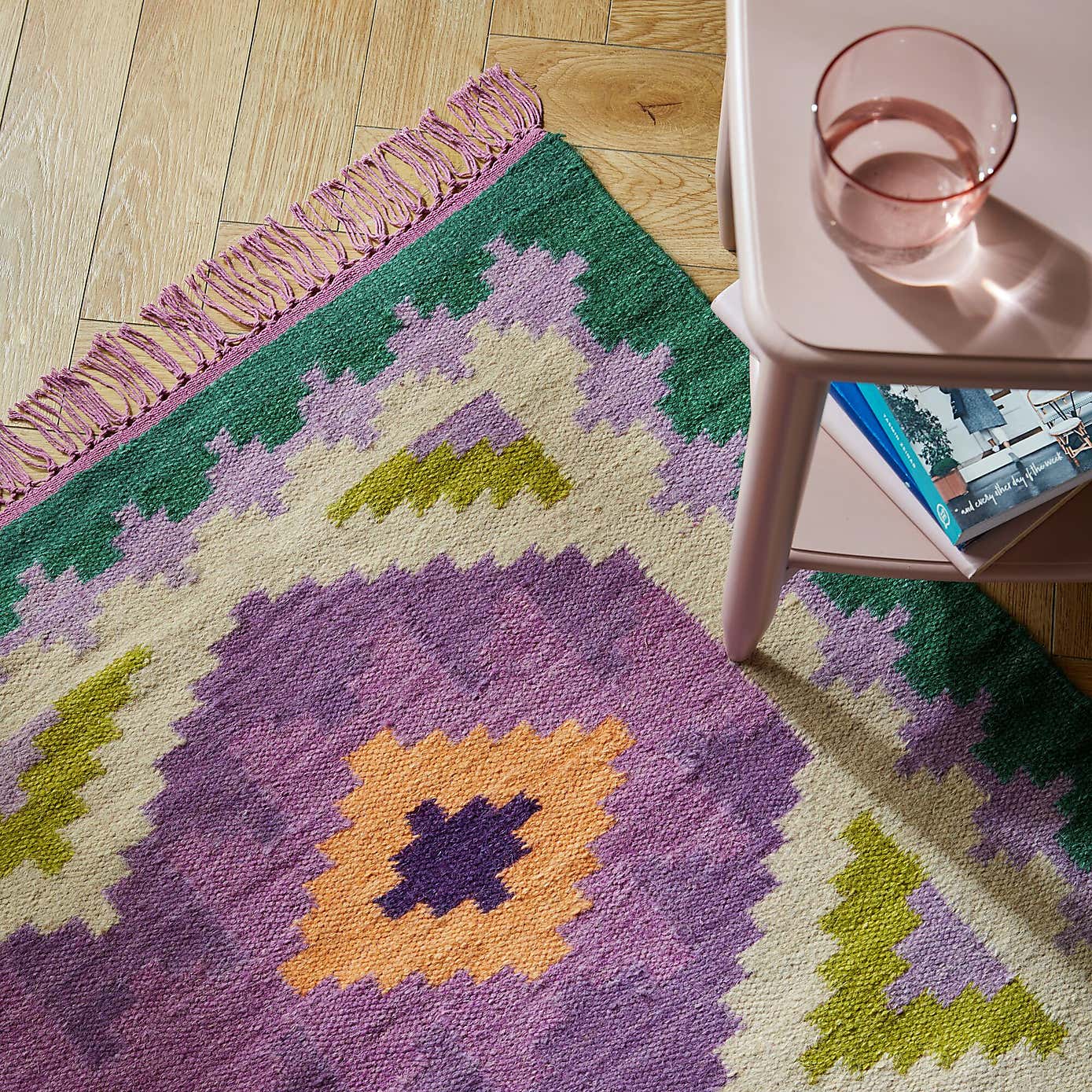 Sophie Robinson Candy Kilim Wool Rug