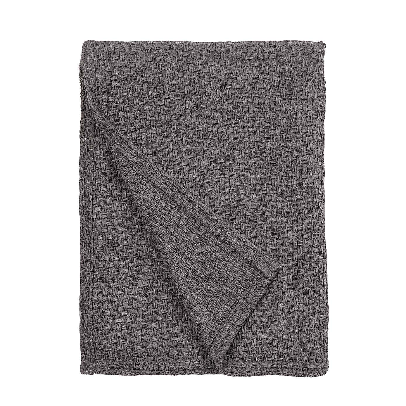 Chenille Basketweave 130cm x 180cm Throw