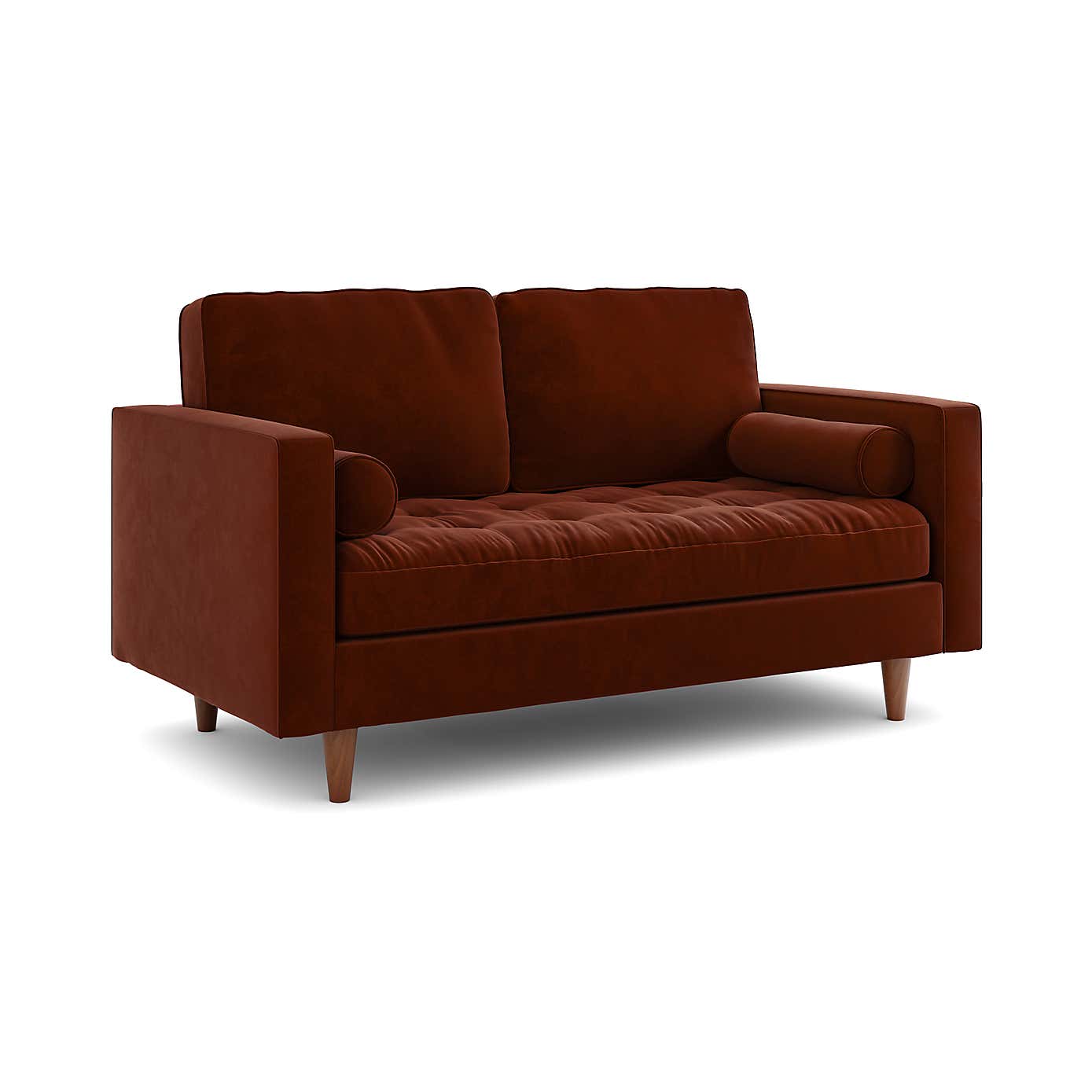 Zoe Casual Sit Velvet 2 Seater Sofa