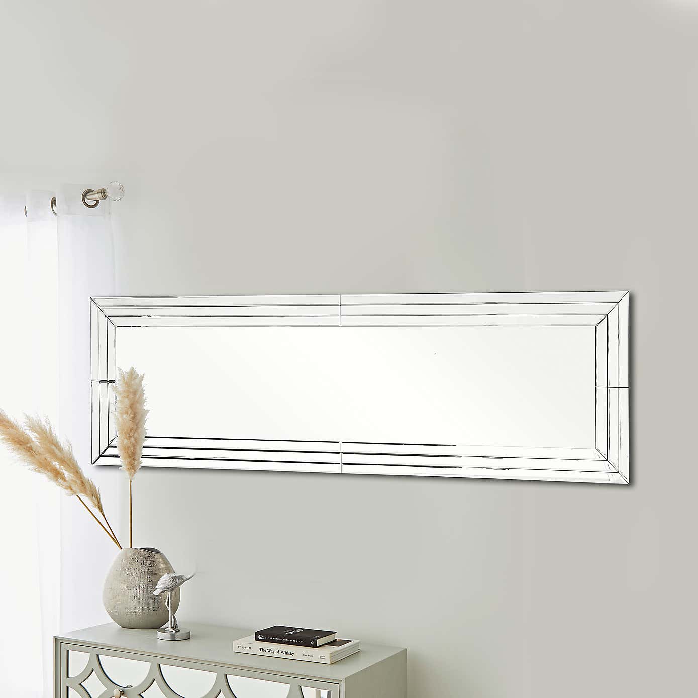 Triple Edge Rectangle Full Length Wall Mirror