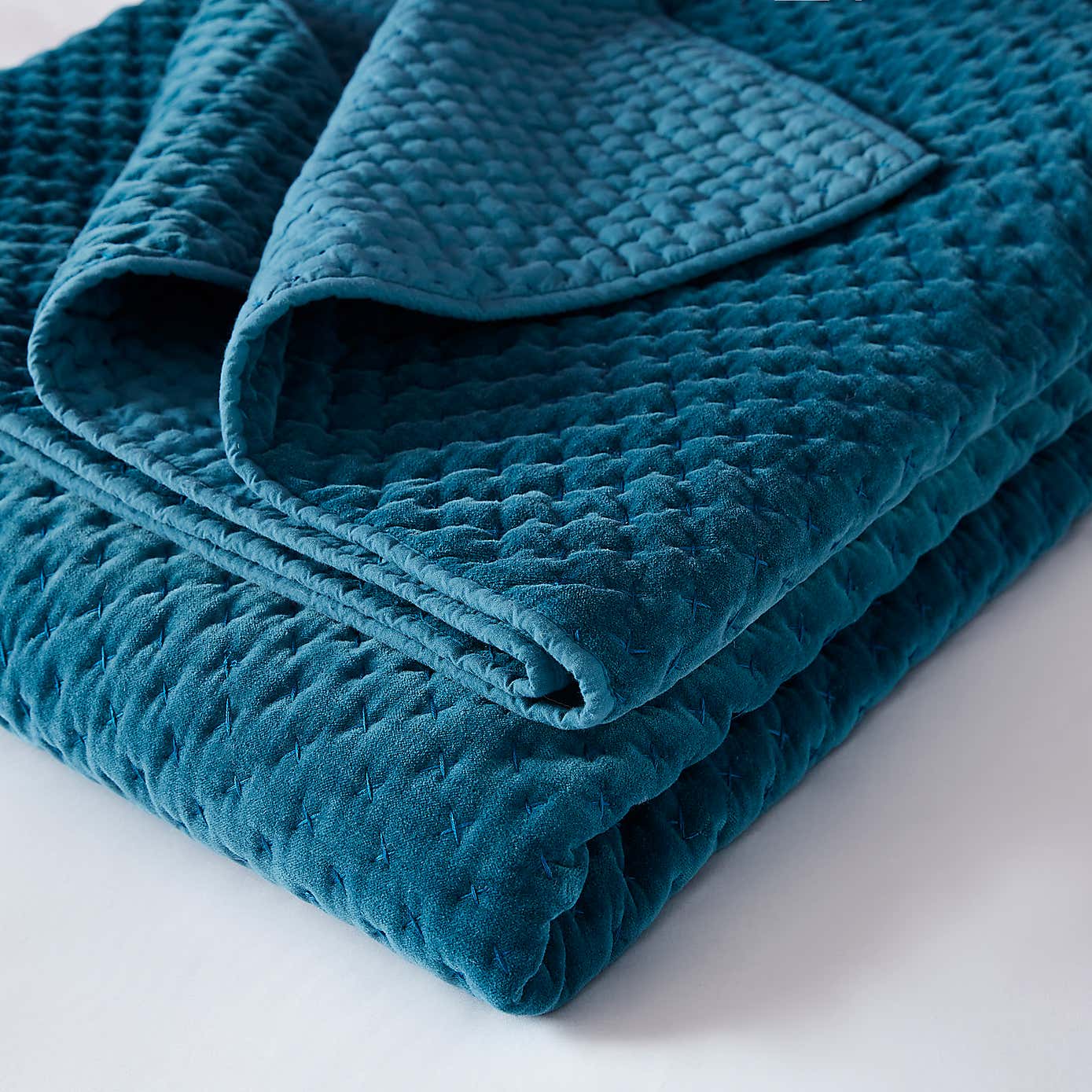 Dorma Purity Navy Genevieve Bedspread