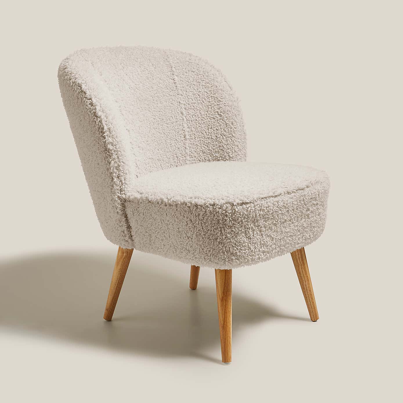 Elsie Cocktail Chair – Sandstone Sherpa
