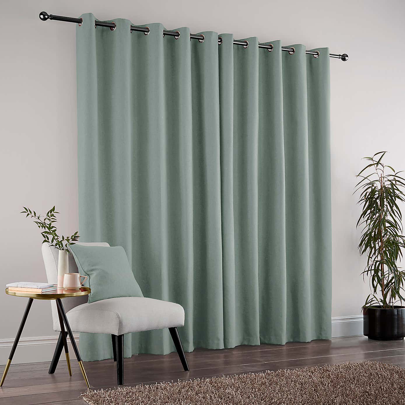 Jennings Natural Thermal Eyelet Curtains