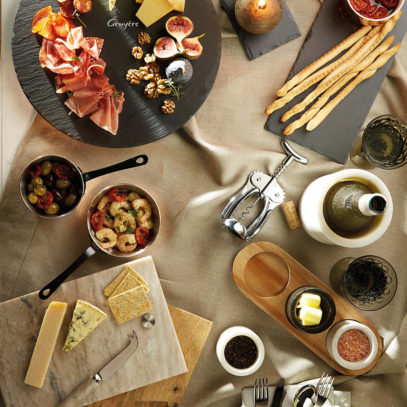 Artesà Slate Lazy Susan