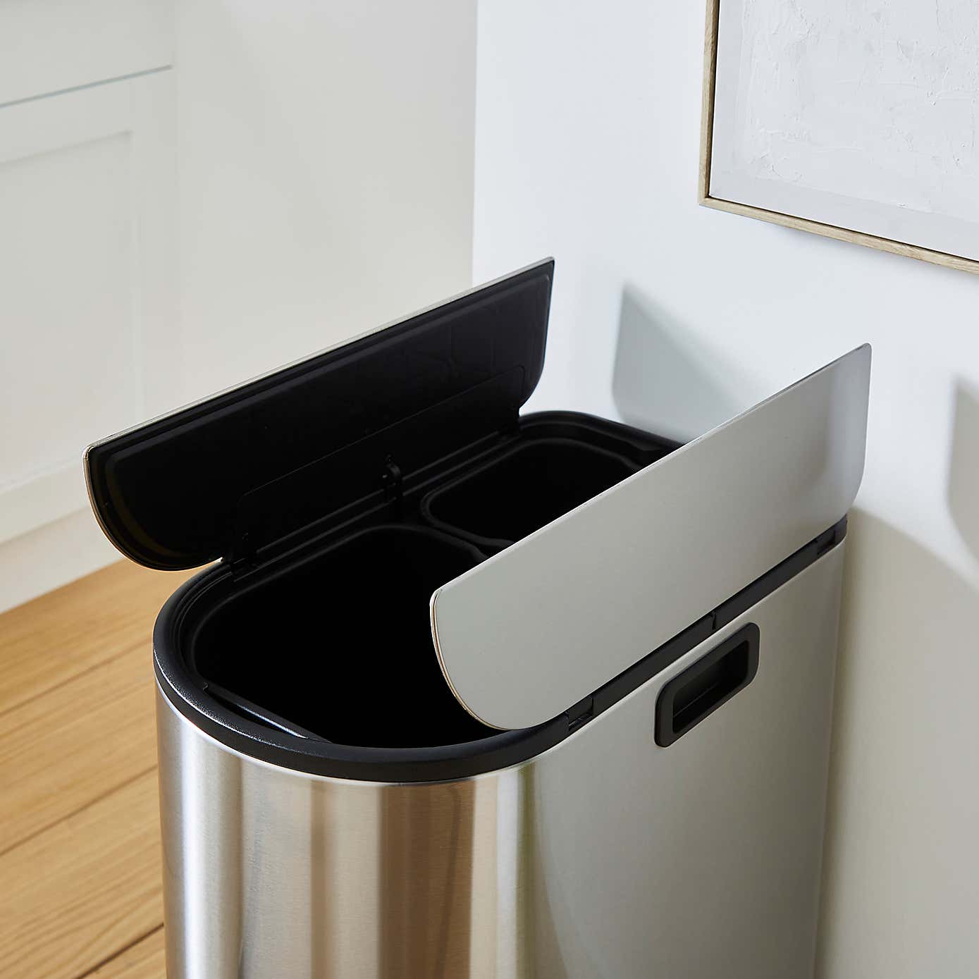 2.3 Litre Stainless Steel Recycling Bin