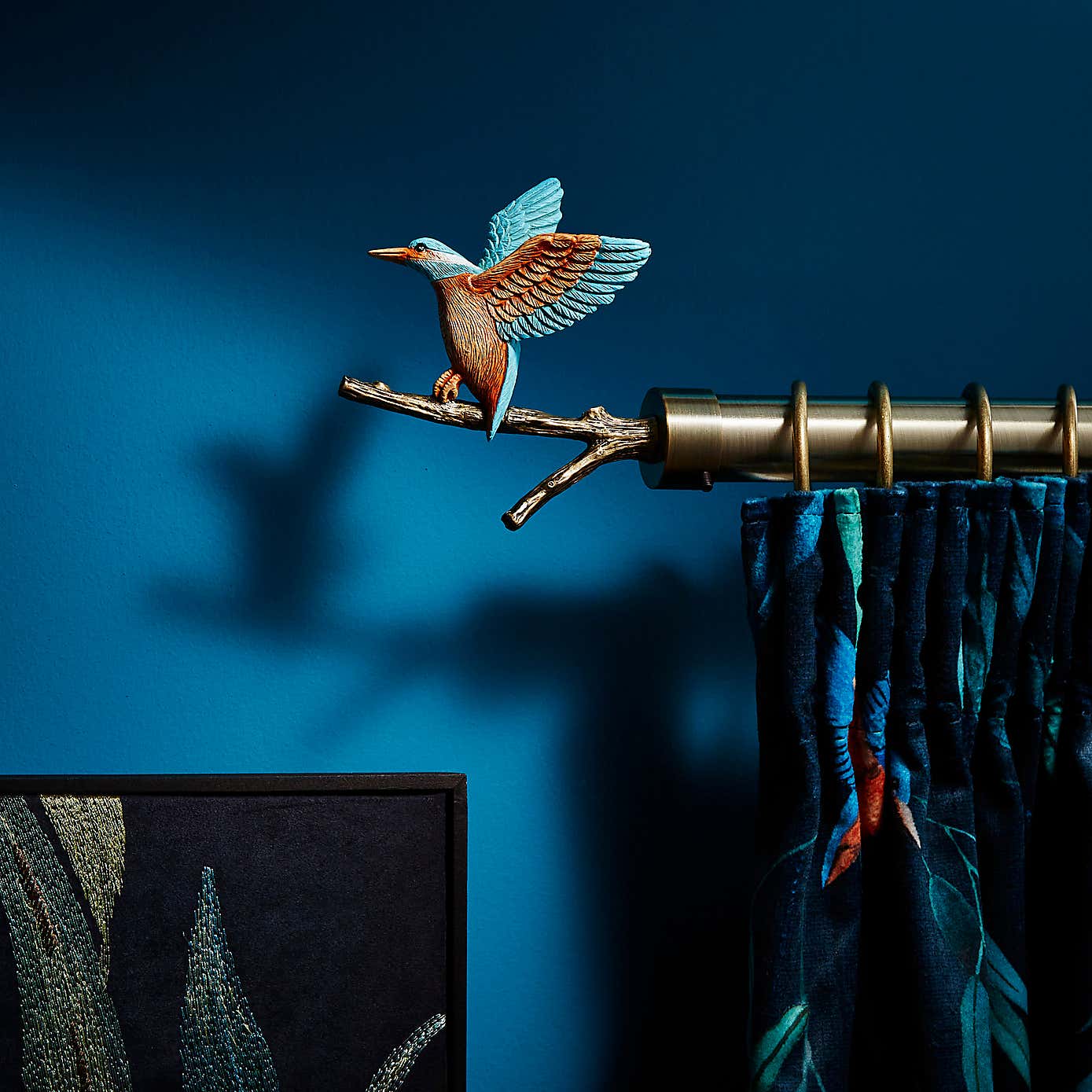 Kingfisher Extendable Metal Eyelet Curtain Pole​