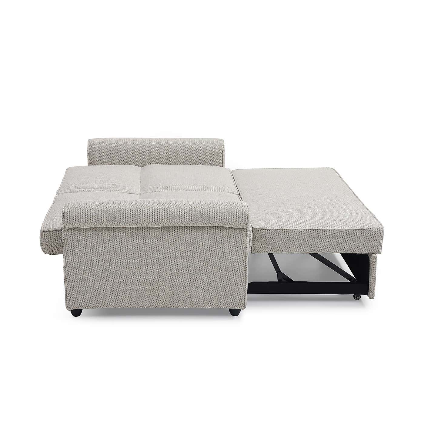 Kayden Fabric 2 Seater Scroll Arm Sofabed