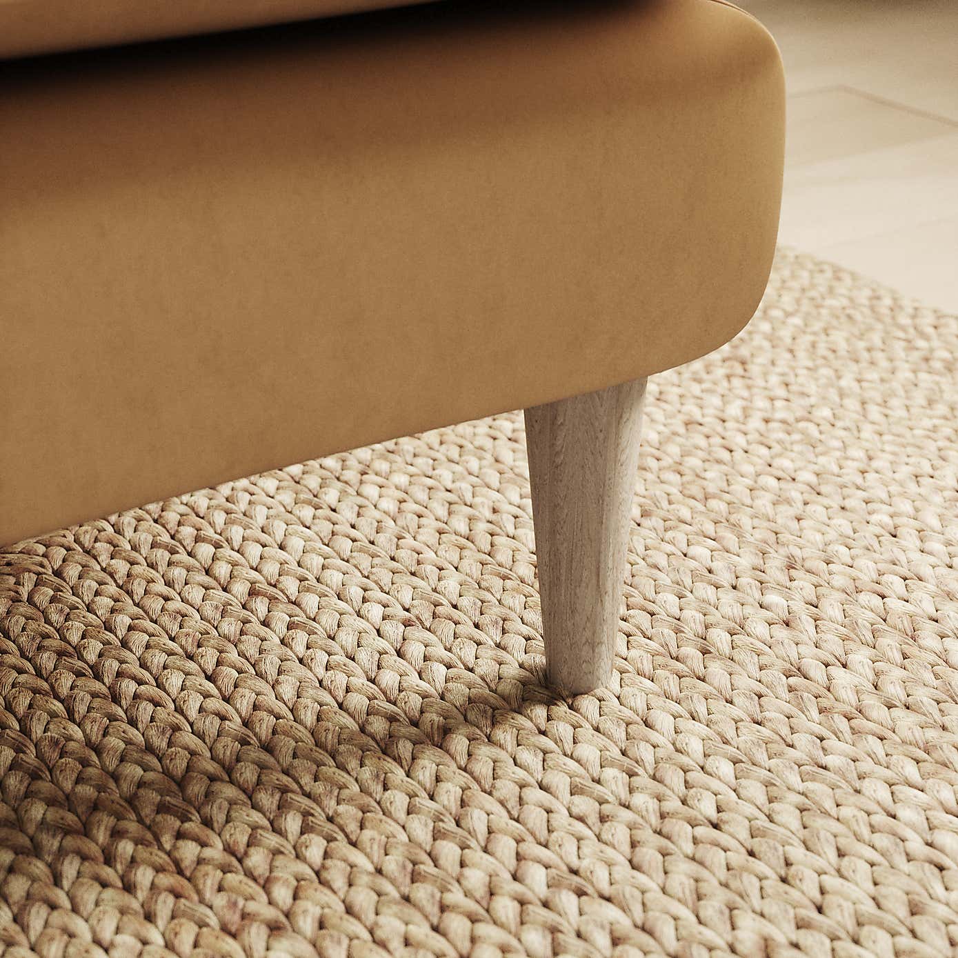 Sven Opulent Velvet Footstool