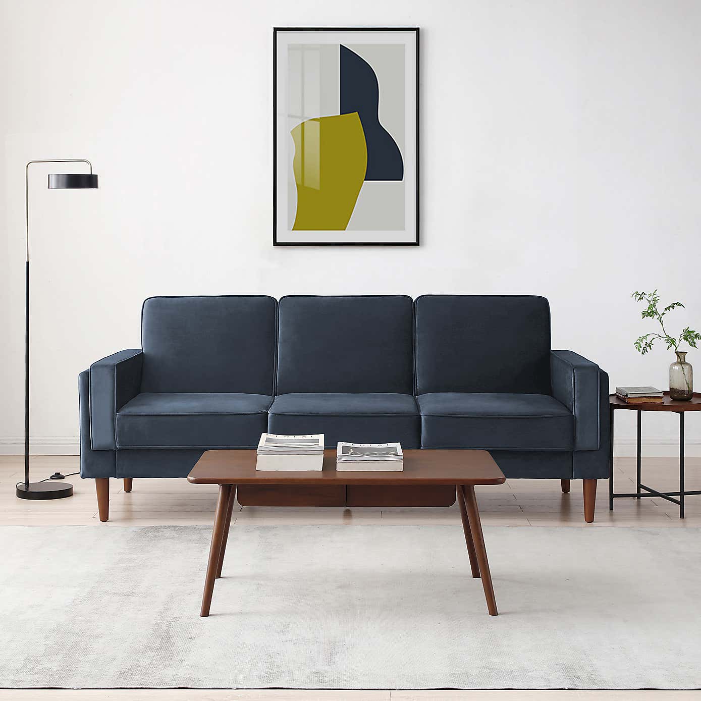 Brady Velvet Double Sofa Bed