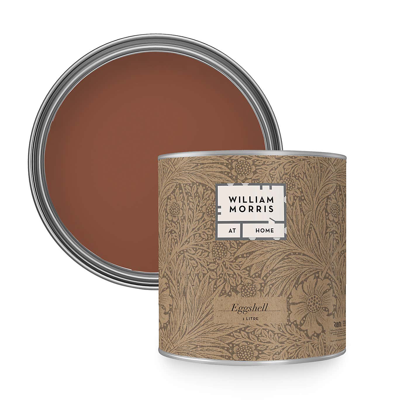 William Morris At Home Pressed Brick Eggshell Paint
