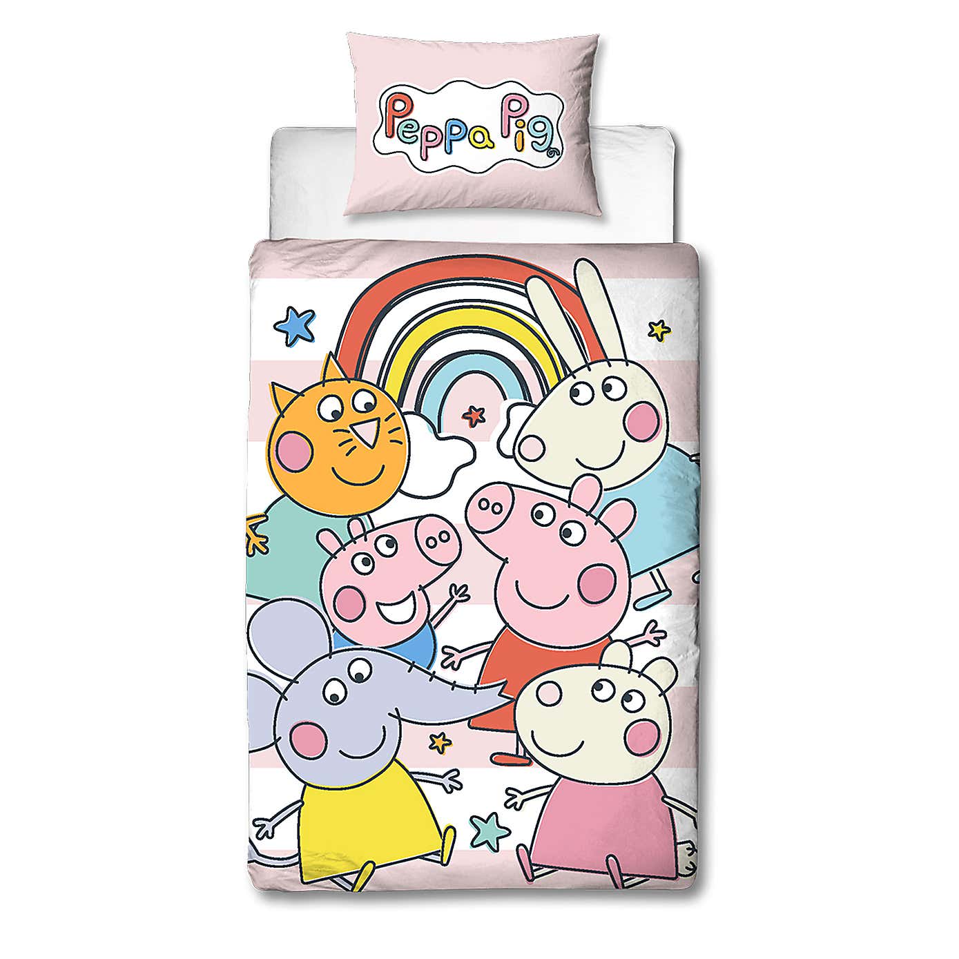 Peppa Pig Playful Duvet Cover and Pillowcase Set