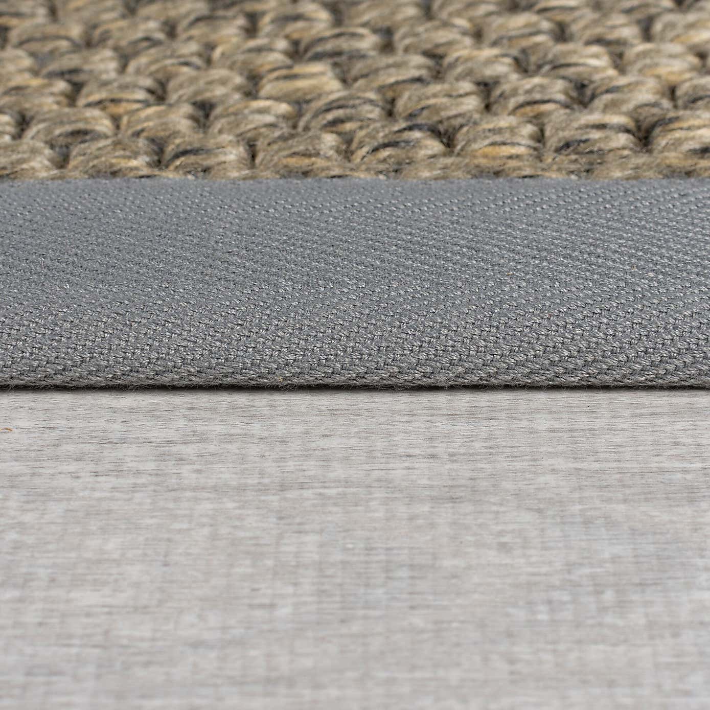 Sisal Look Washable Border Stair Runner