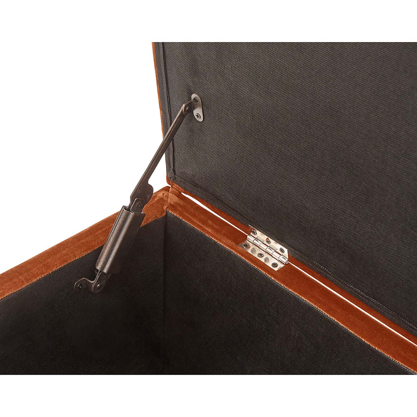 Mystica Velour Ottoman Storage Bench