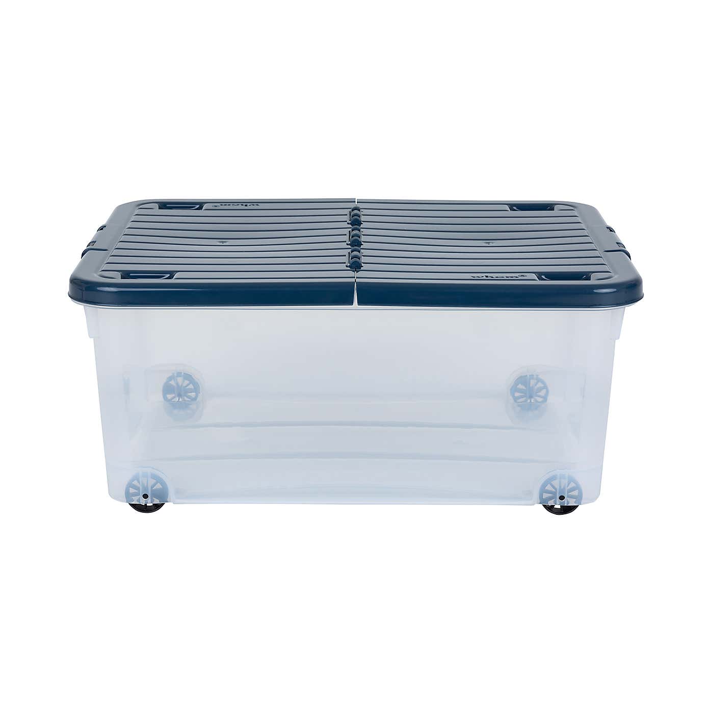 Wham Set of 3 Storage Boxes with Wheels & Lid