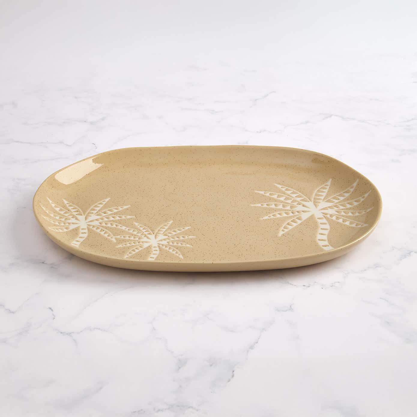 Sun Stoneware Serving Plate