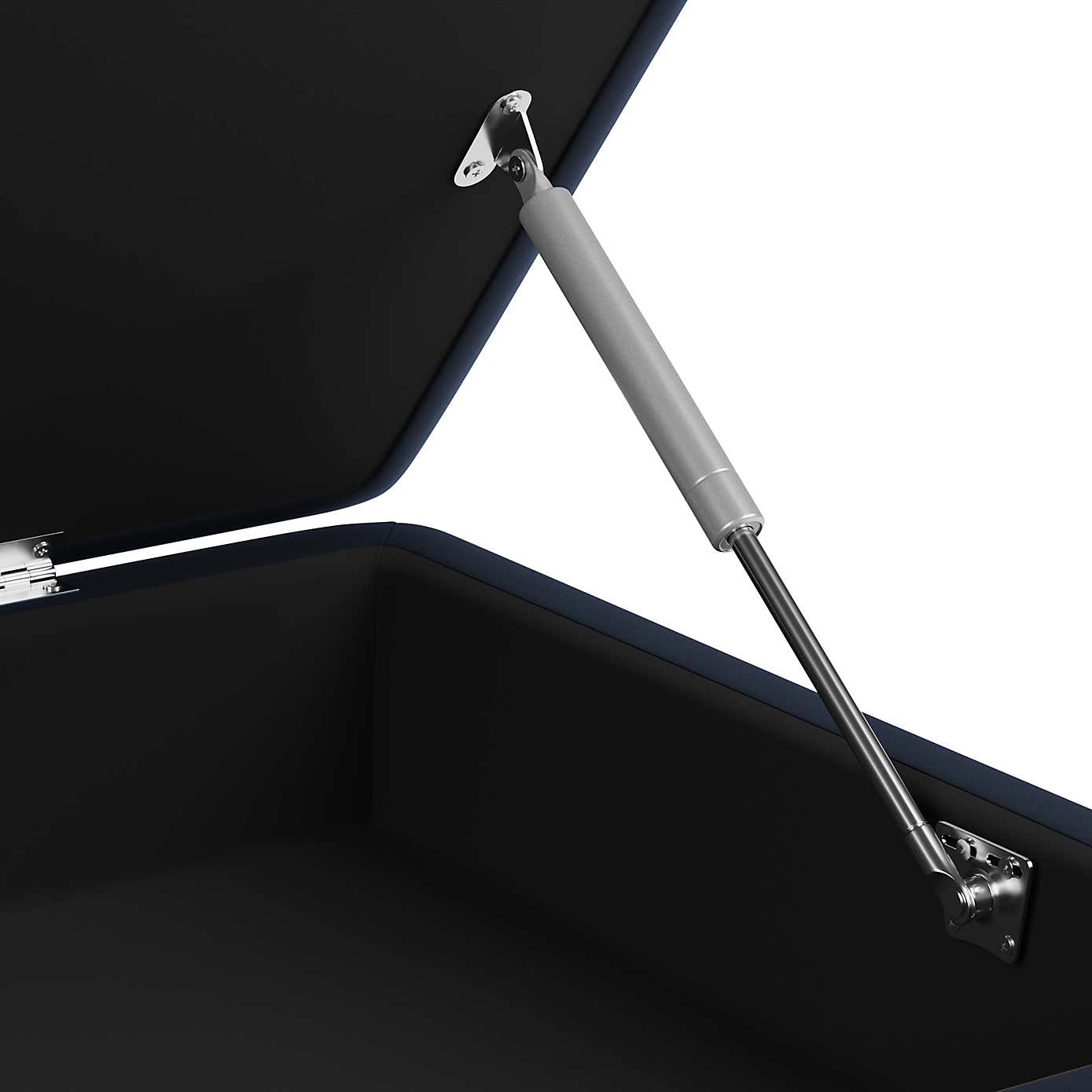 Zoe Velvet Storage Footstool