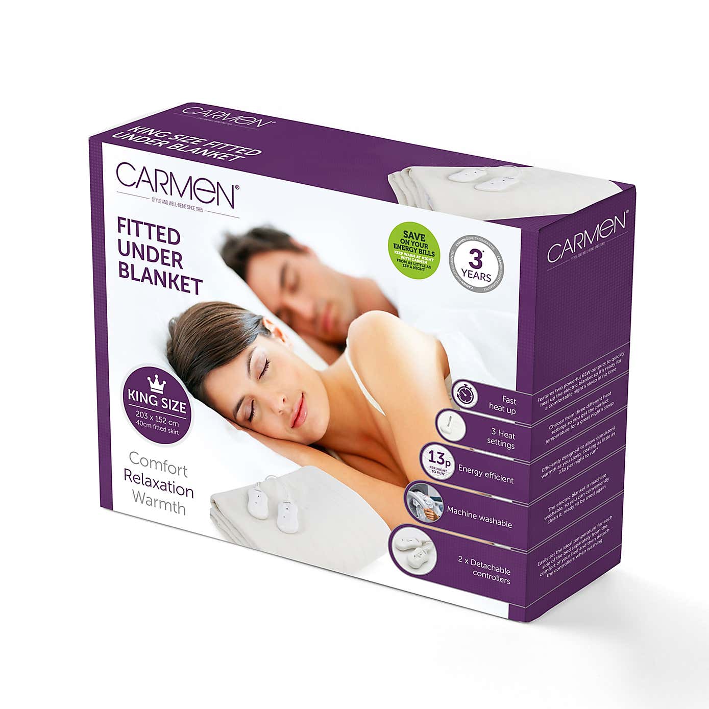 Carmen Fitted Electric Blanket