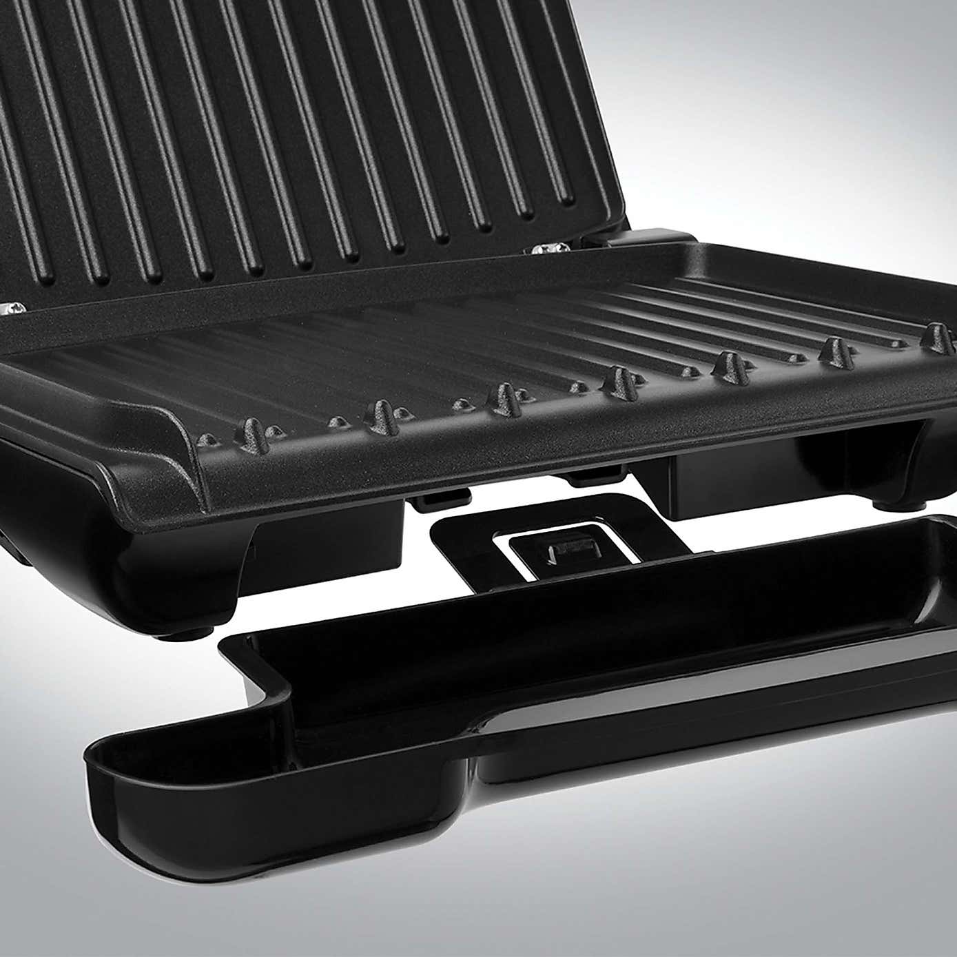 George Foreman Steel Grey Large Grill