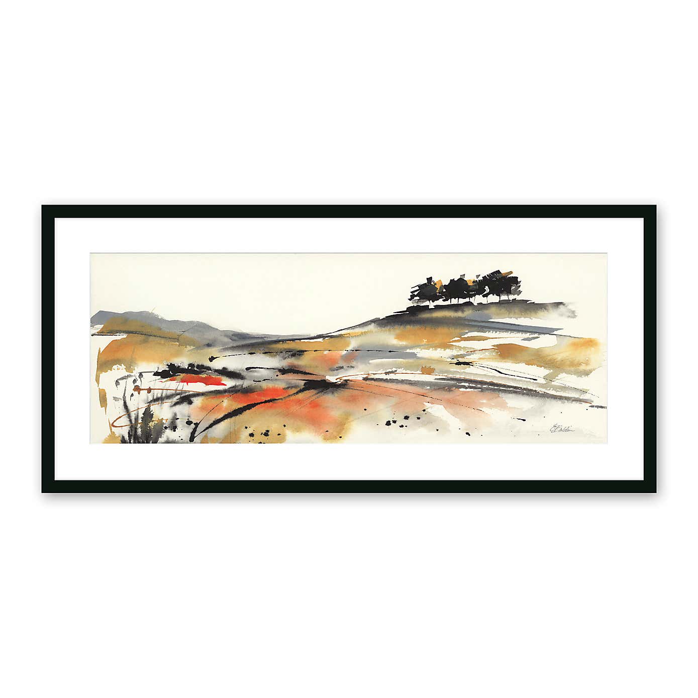 Autumn Fields by Elizabeth Baldin Framed Print