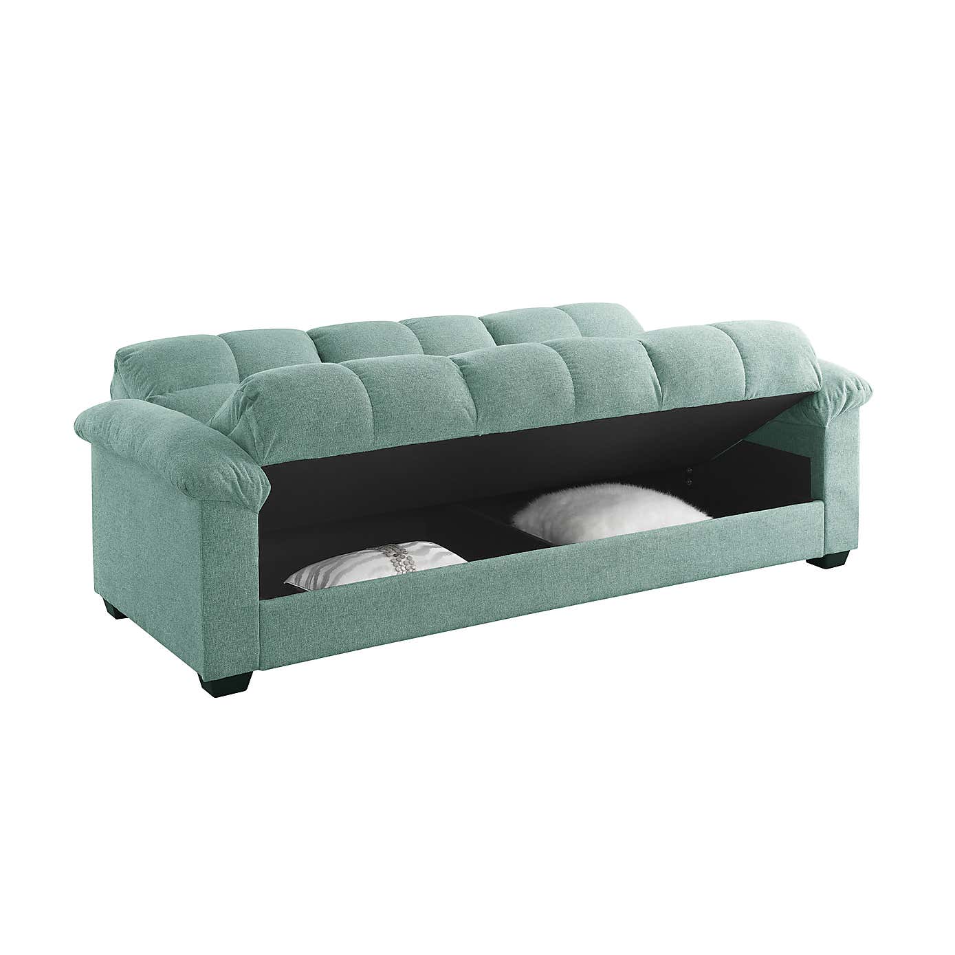 Margo Fabric with Storage Double Sofa Bed