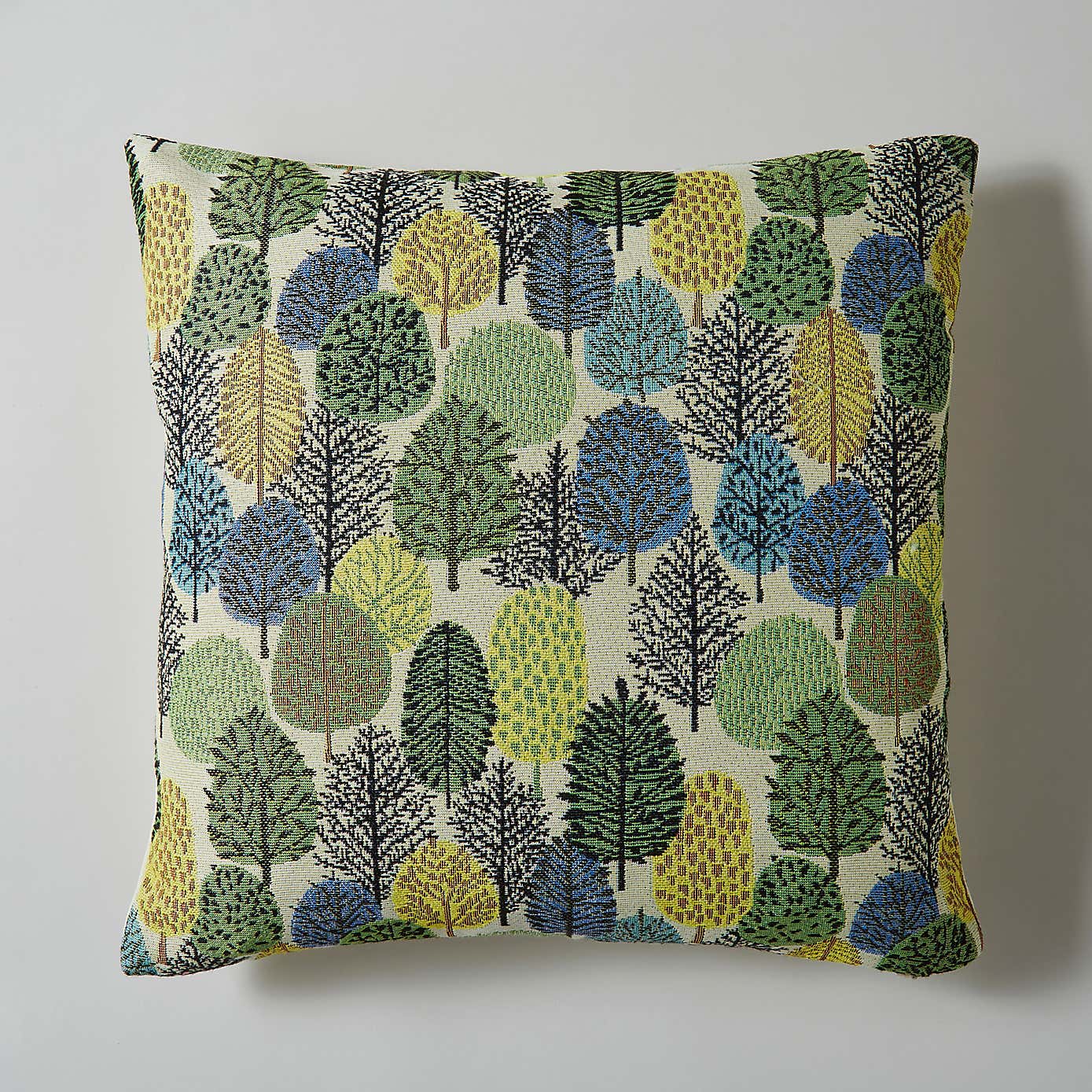 Jacquard Trees Cushion Cover