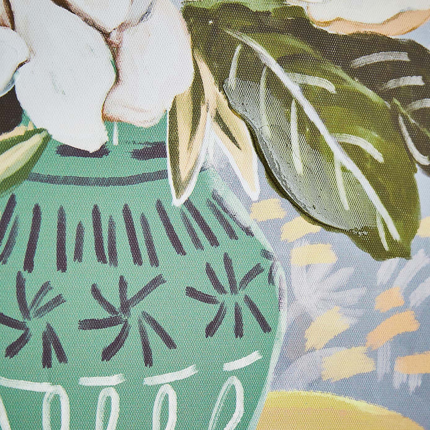 Vintage Vase Capped Canvas