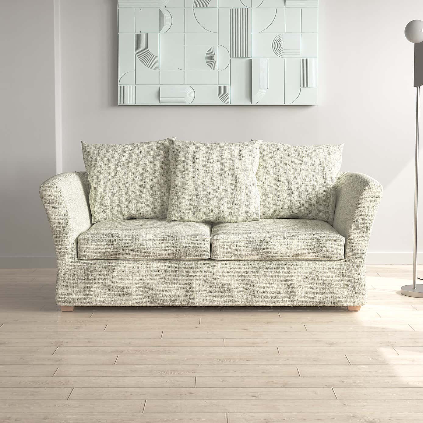 Emmett Chenille 2 Seater Double Sofa Bed