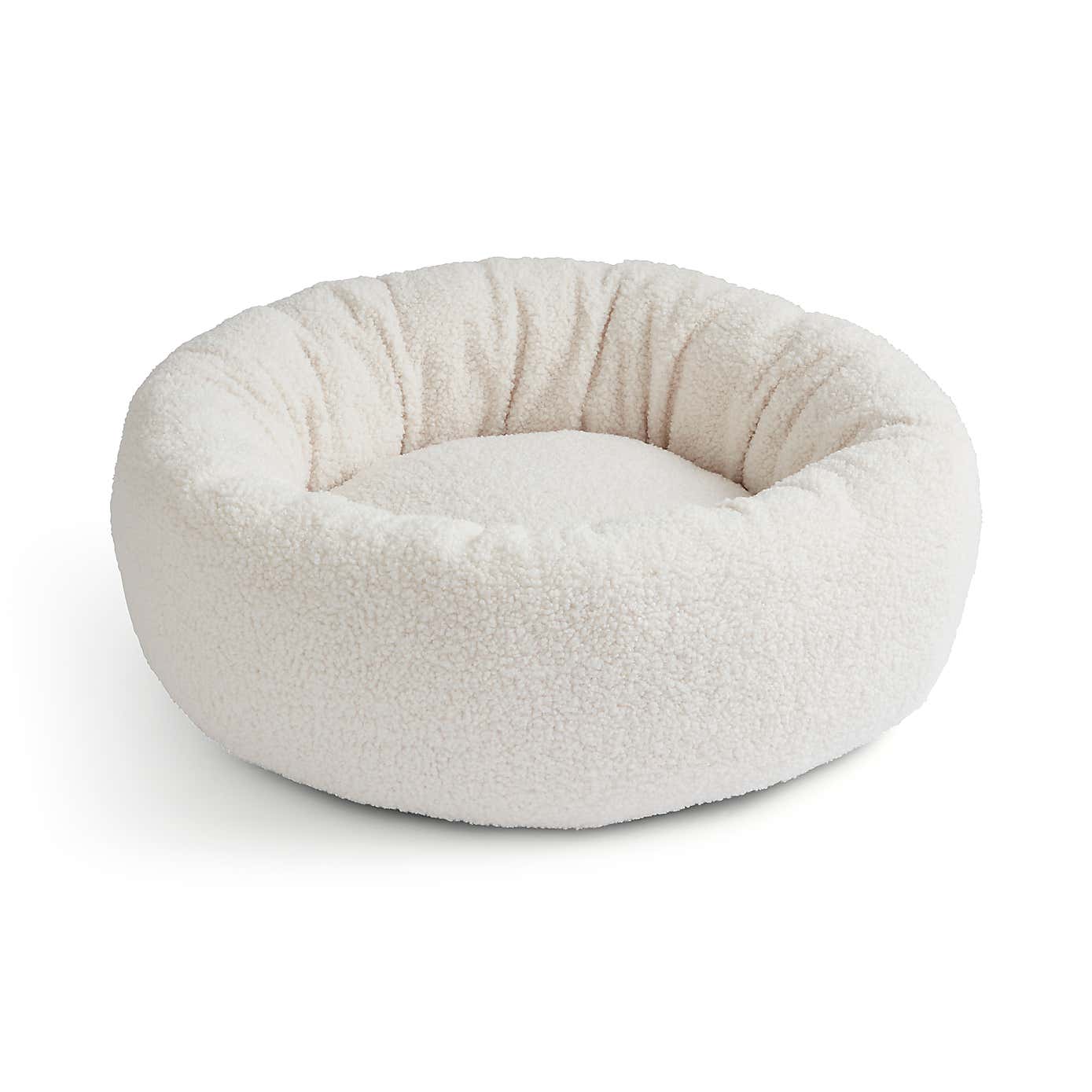Sherpa Donut Pet Bed