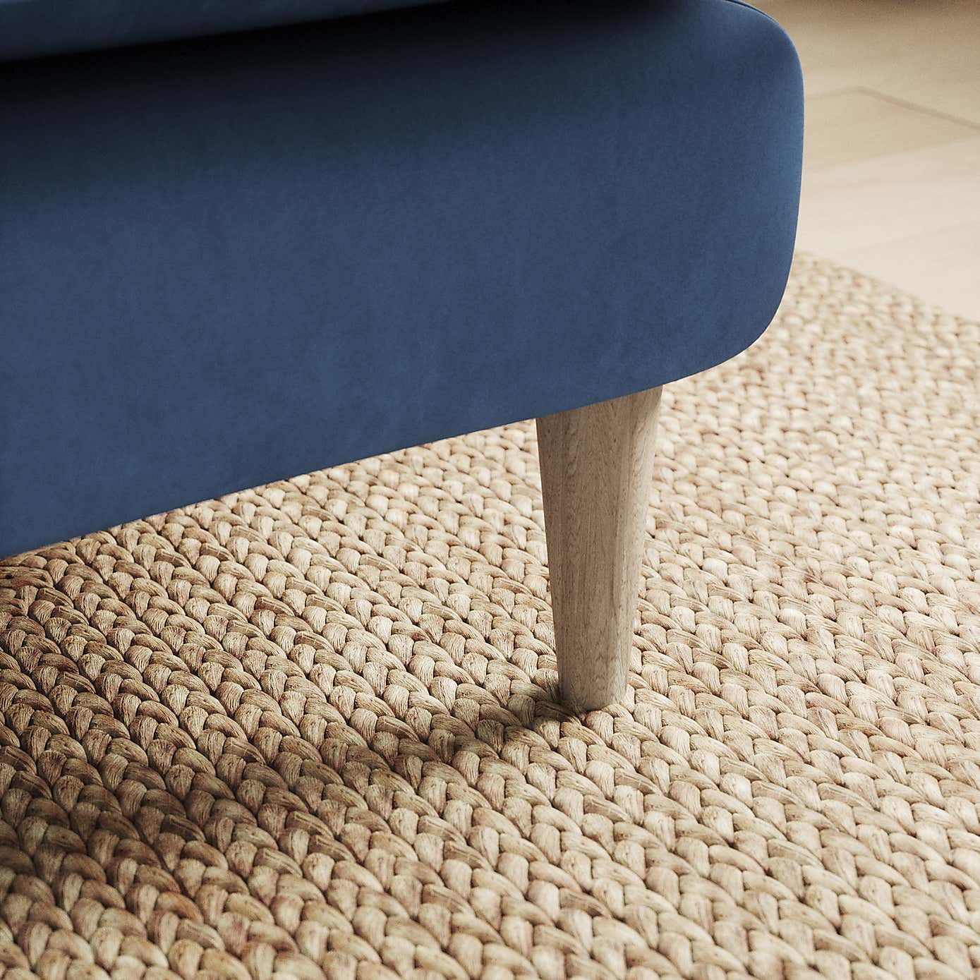 Sven Opulent Velvet Footstool