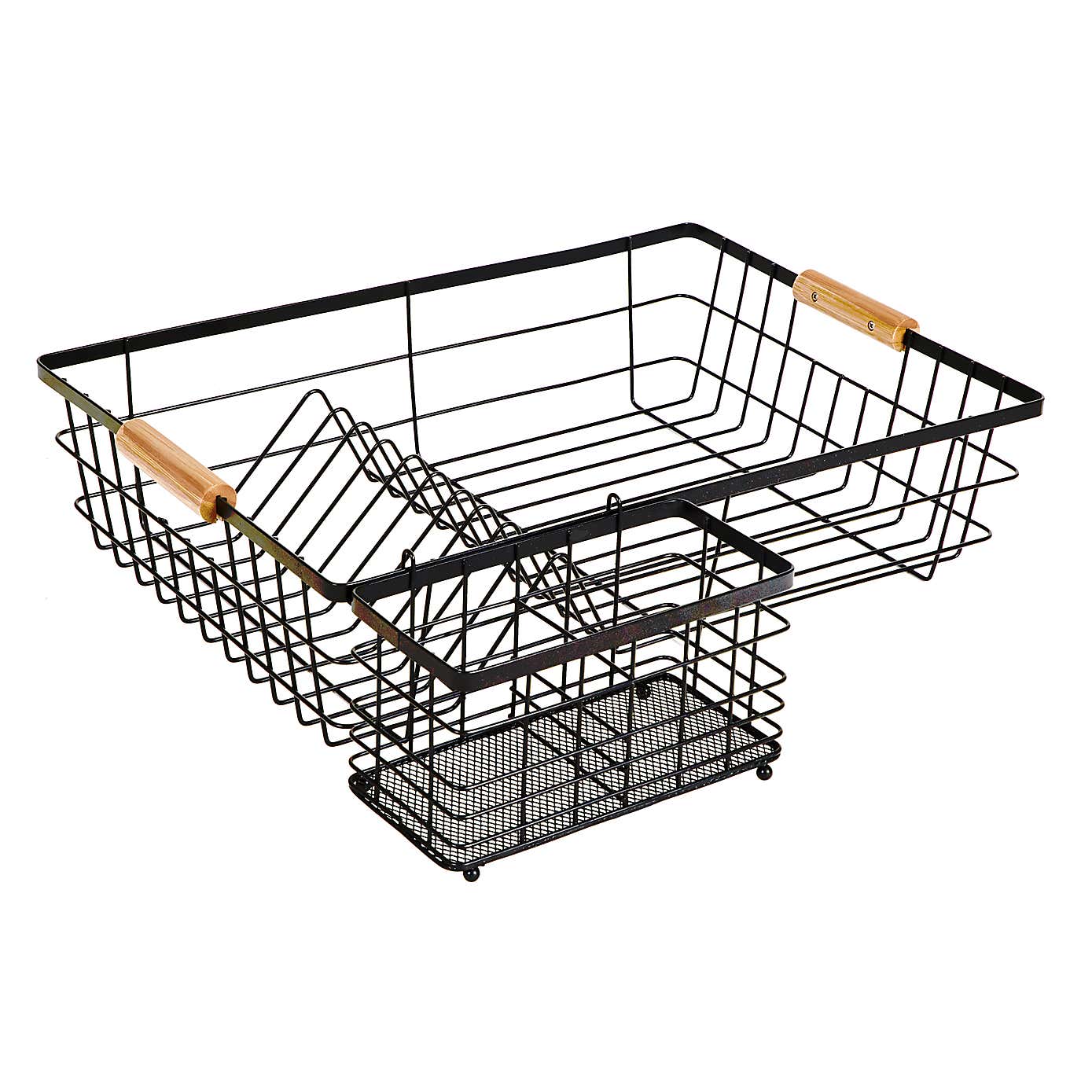 Black Bamboo Drying Rack