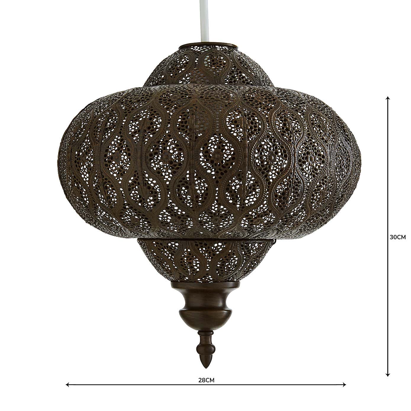 Lucena Fretwork Easy Fit Pendant Shade