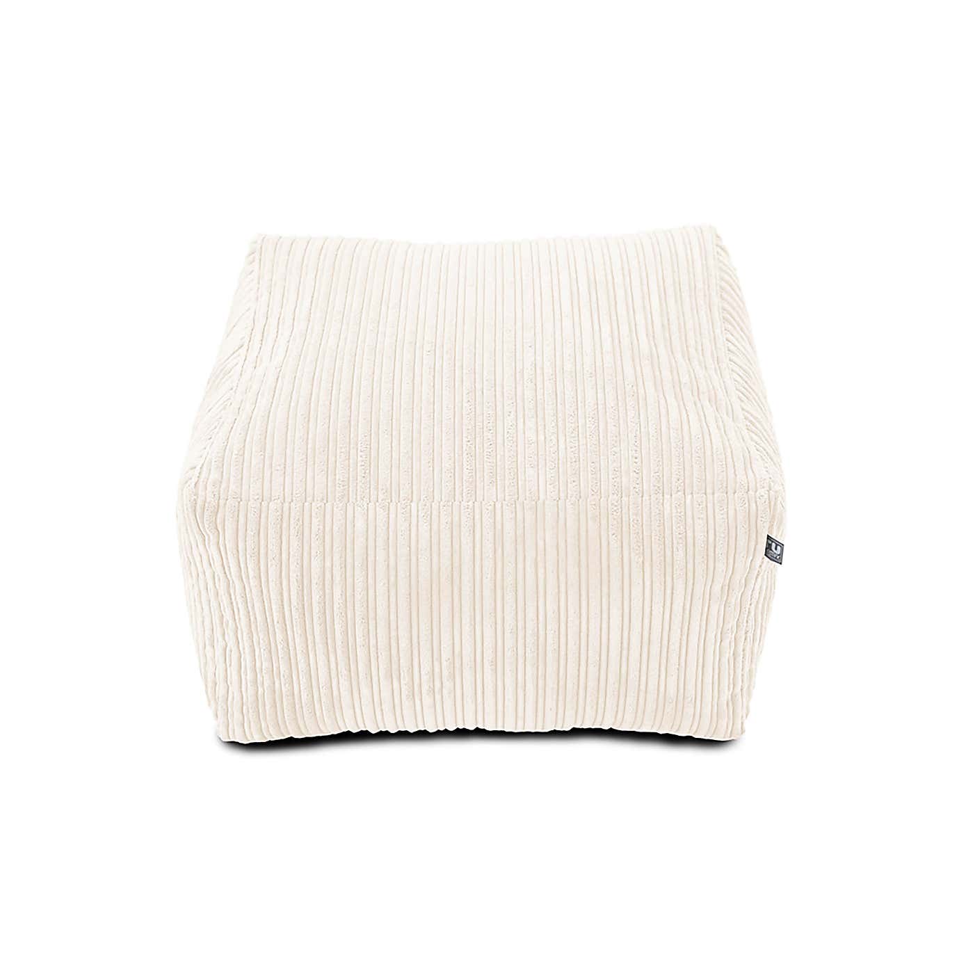 Ru Comfy Jumbo Cord Bean Bag Ottoman