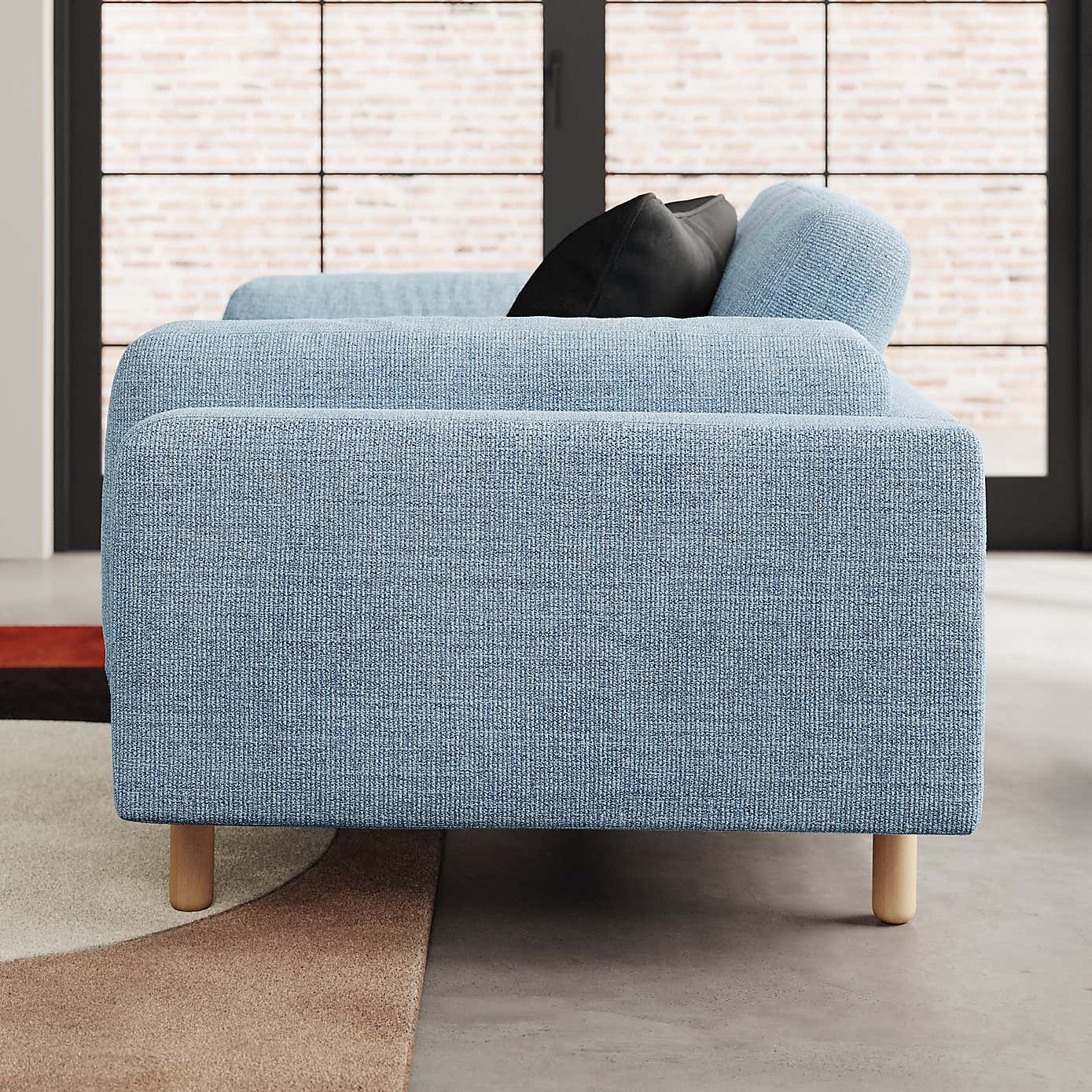 Newton Chunky Tonal Weave Snuggle Chair