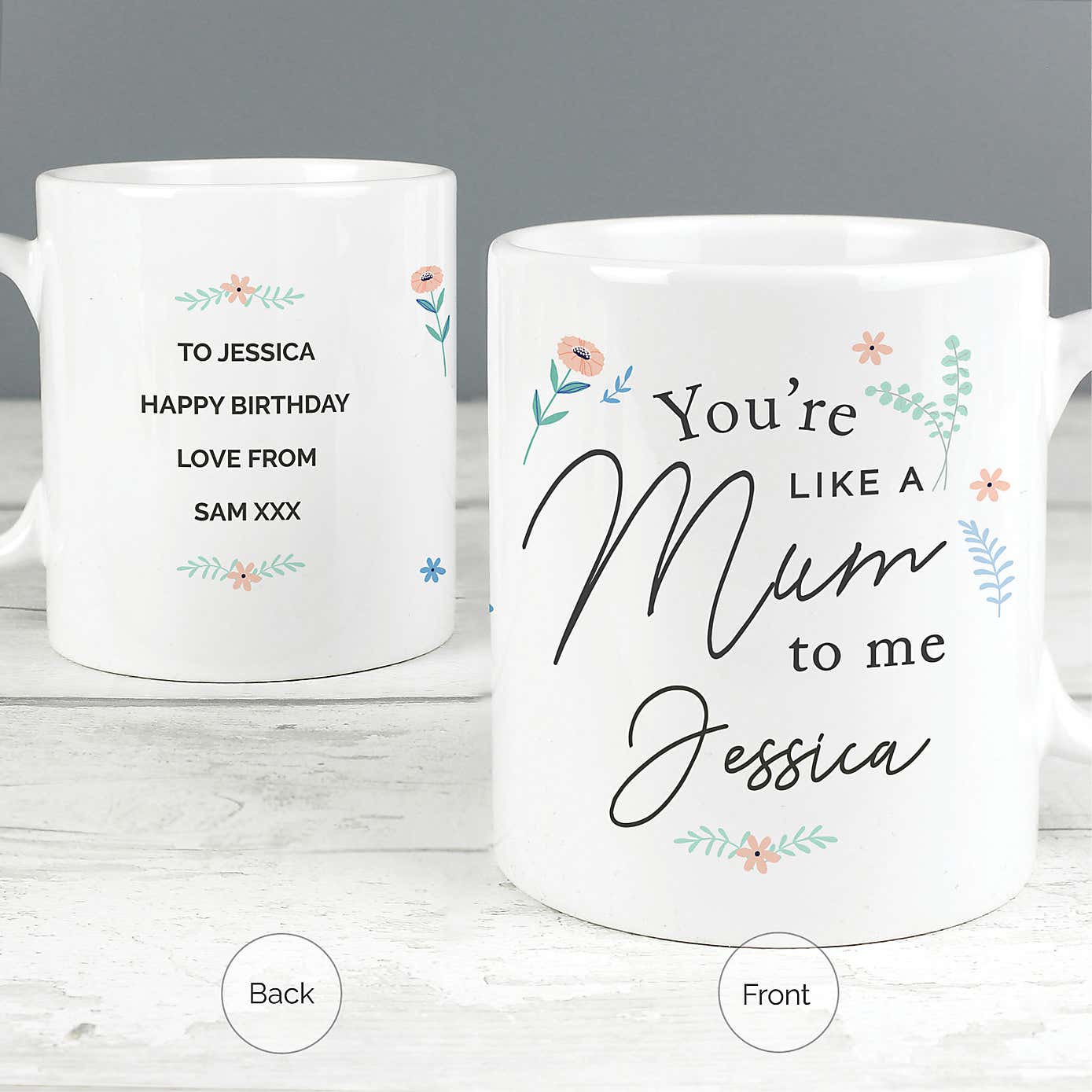 Personalised Youre Like A Mum To Me Mug