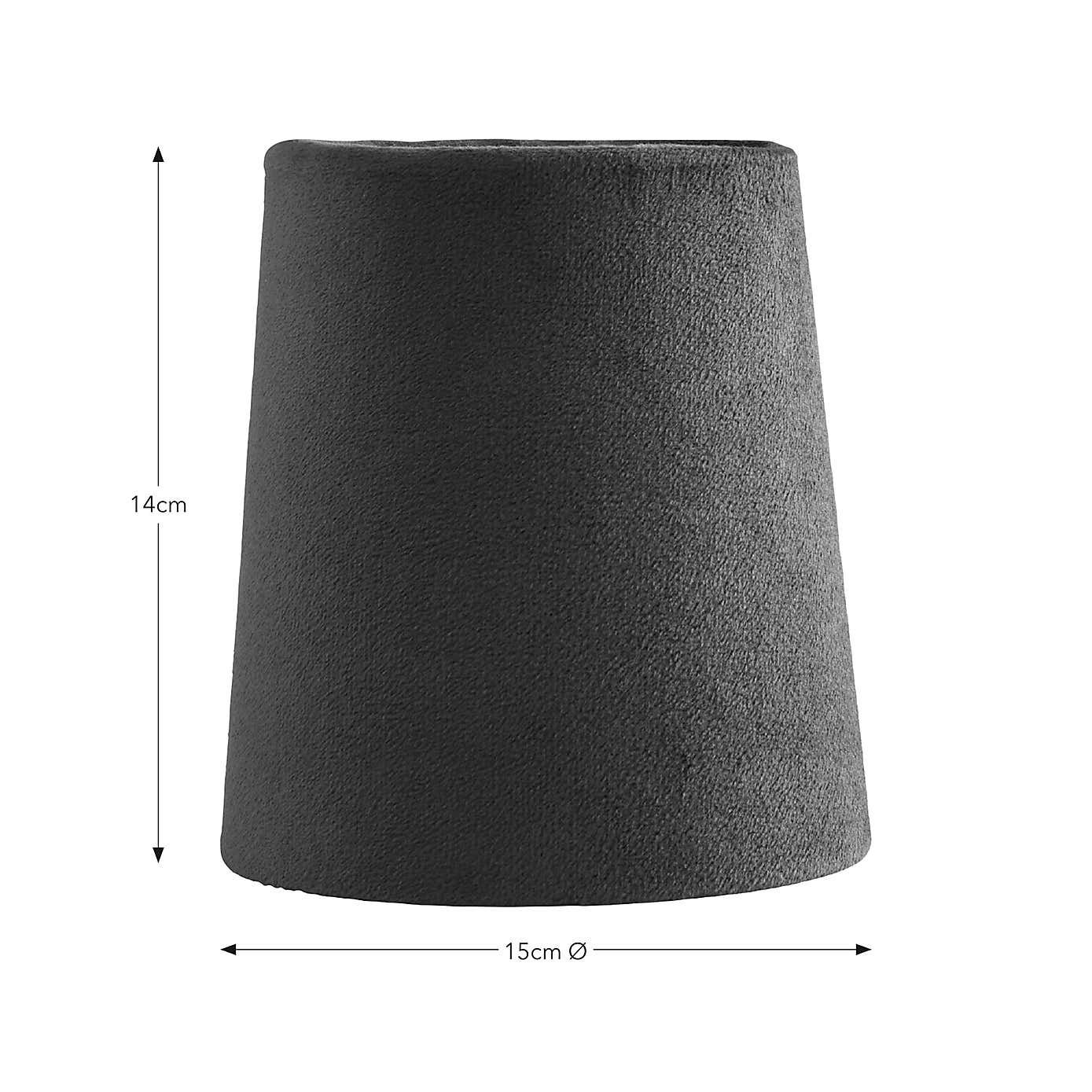 Clara Velvet Tapered Lamp Shade