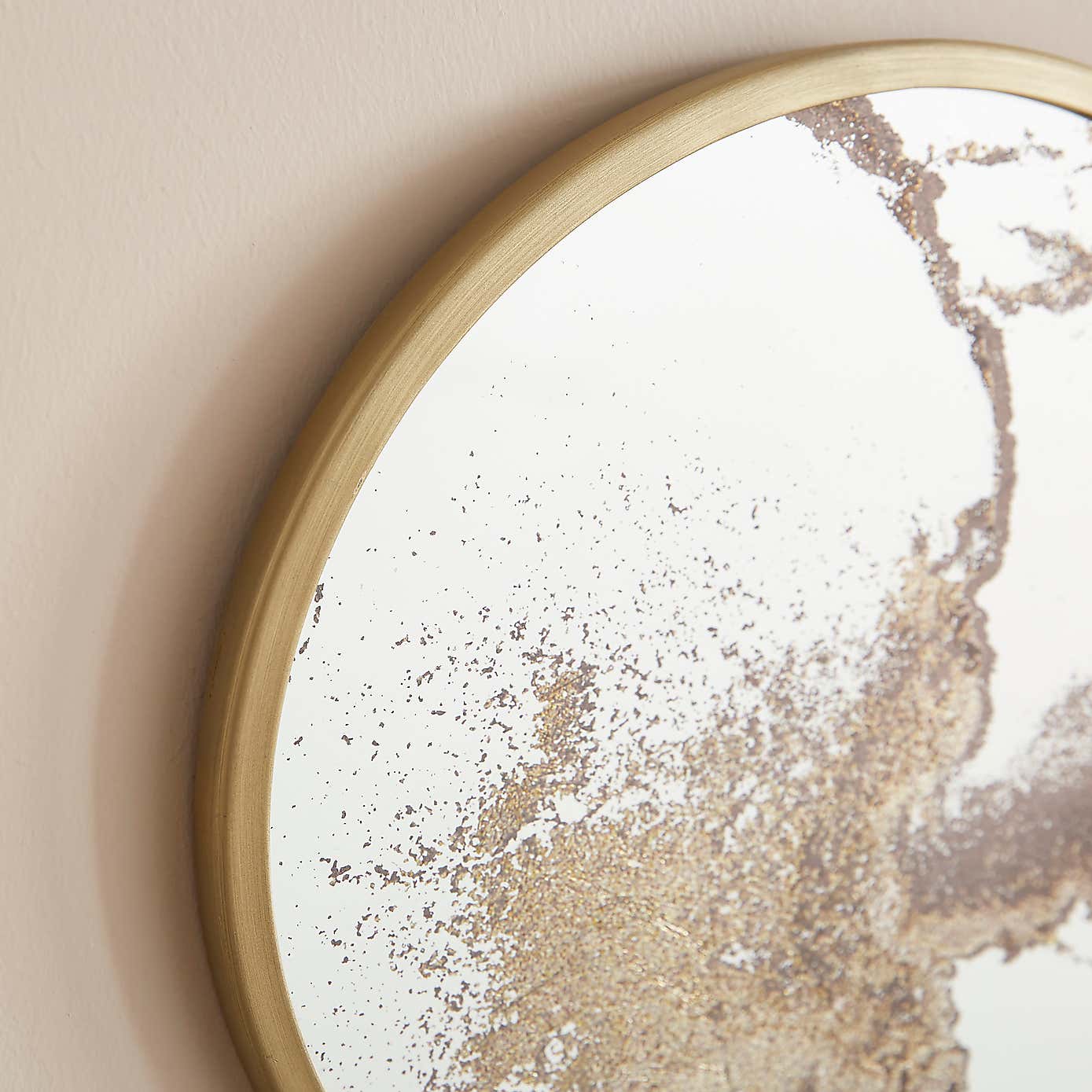 Set of 3 Minimalux Round Mirrored Wall Art