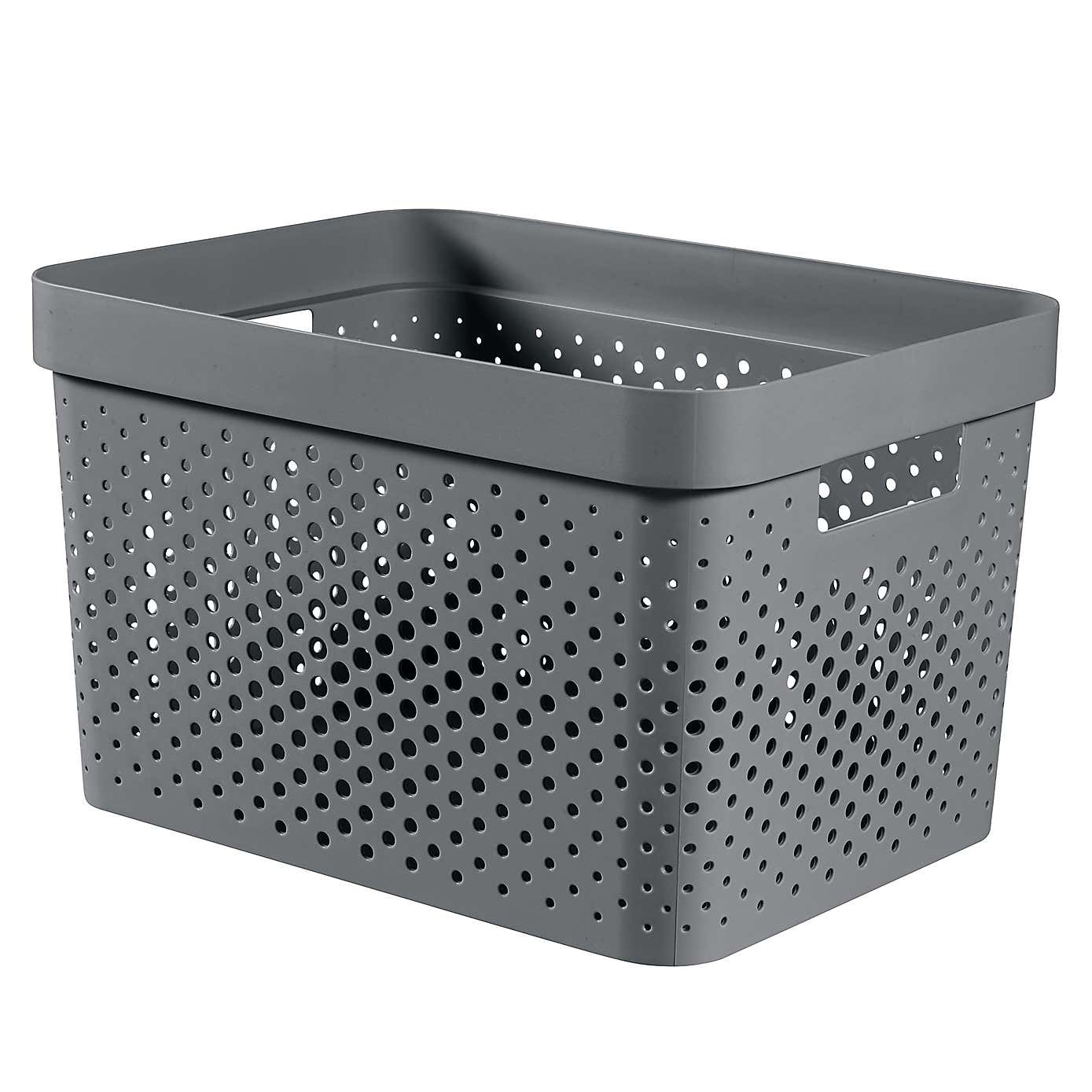 Curver Infinity 100% Recycled Plastic Storage Basket