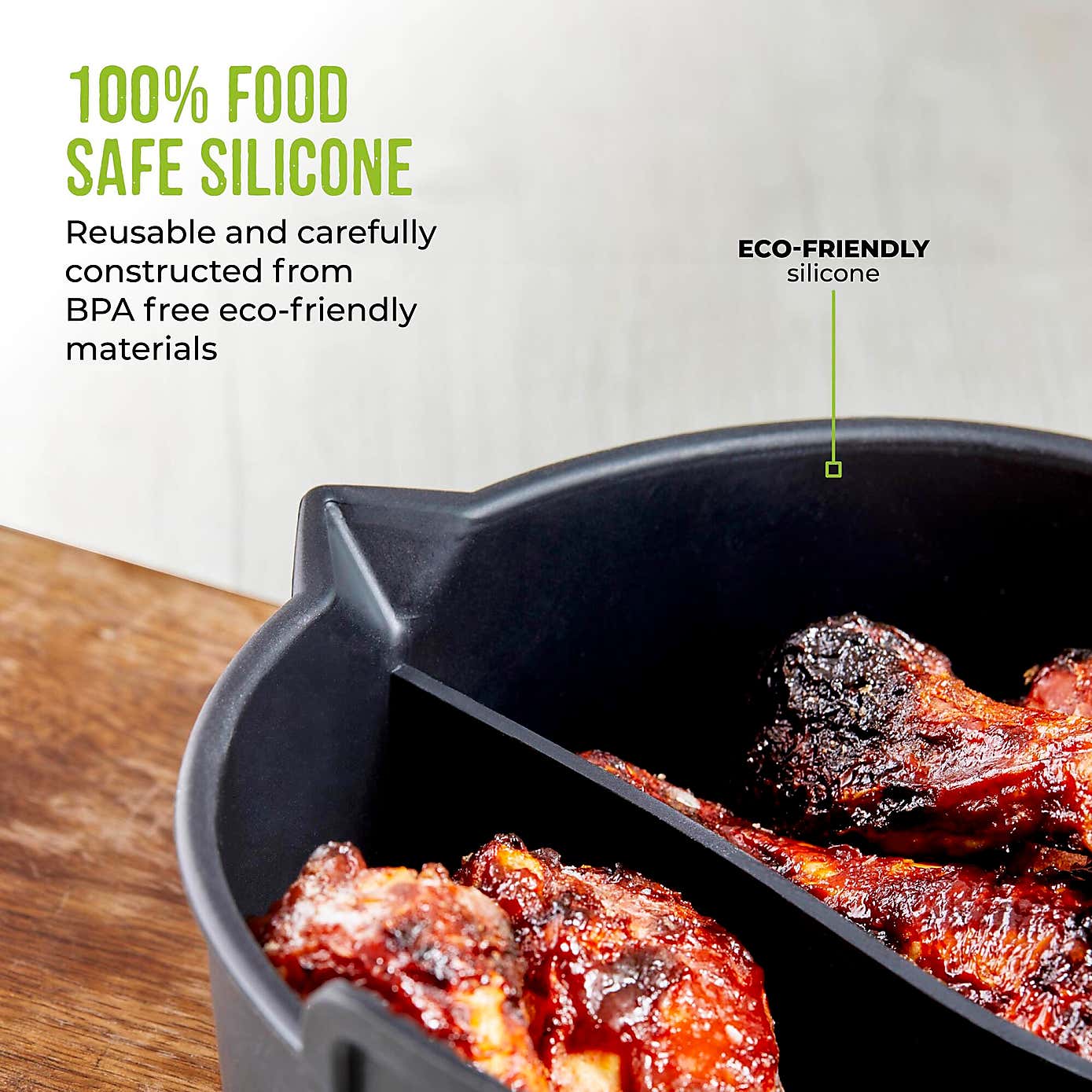 Tower Round Solid Tray With Divider