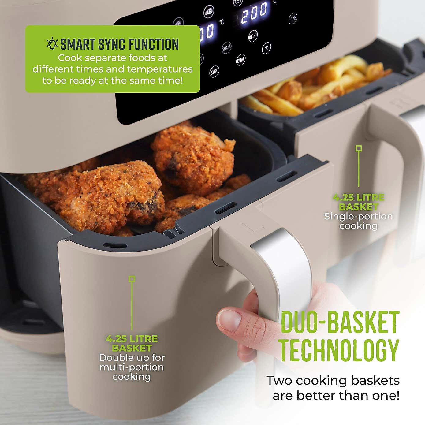 Tower Vortx 8.5L Dual Basket Air Fryer