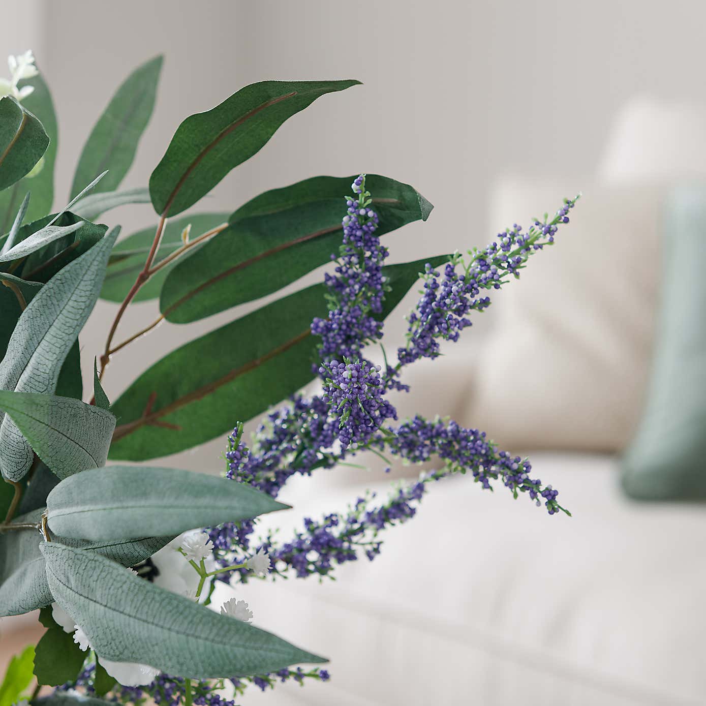 Artificial Anemone & Berries Letterbox Bouquet