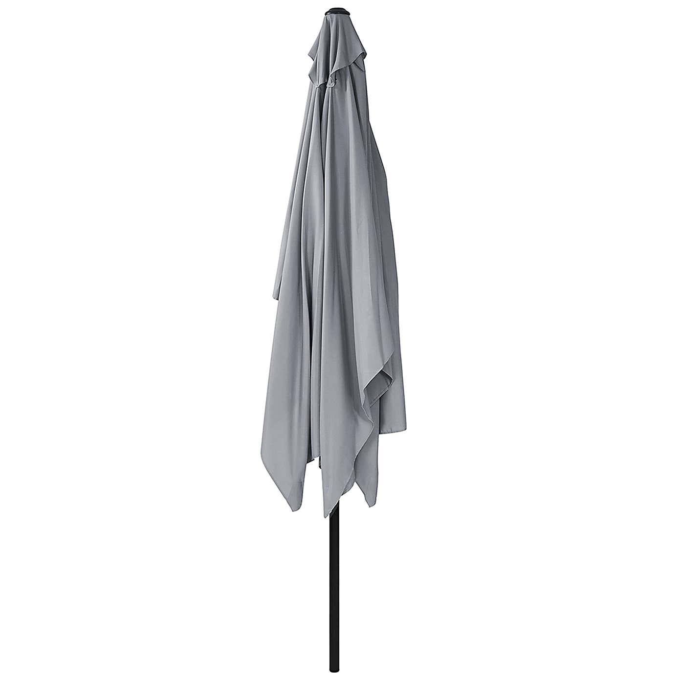 Light Grey 3m x 2m Rectangular Parasol