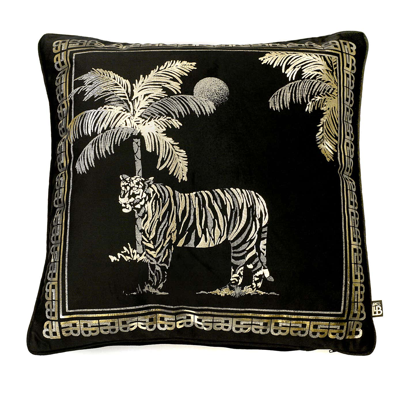 Laurence Llewelyn-Bowen Tiger Tiger Black Cushion