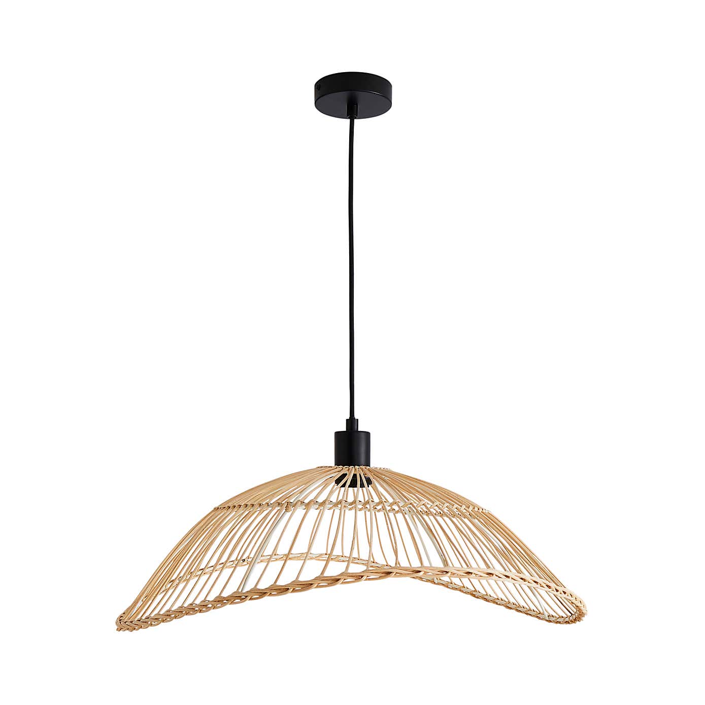 Elements Jaula Rattan Pendant Light
