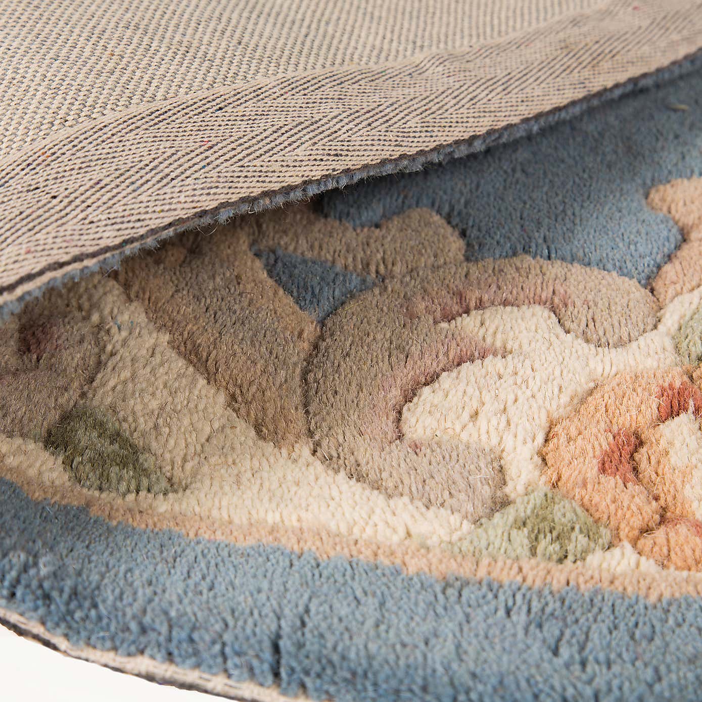 Lotus Premium Aubusson Circle Rug