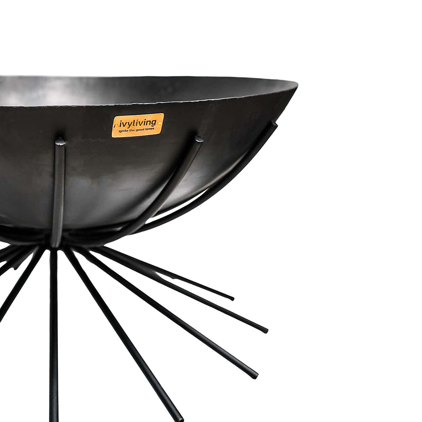 Ivyline Outdoor Metal Dakota Fire Pit