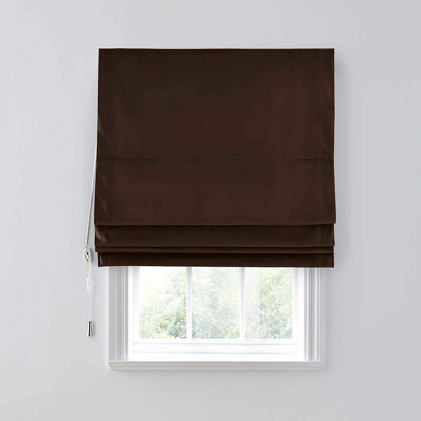 Recycled Velour Roman Blind