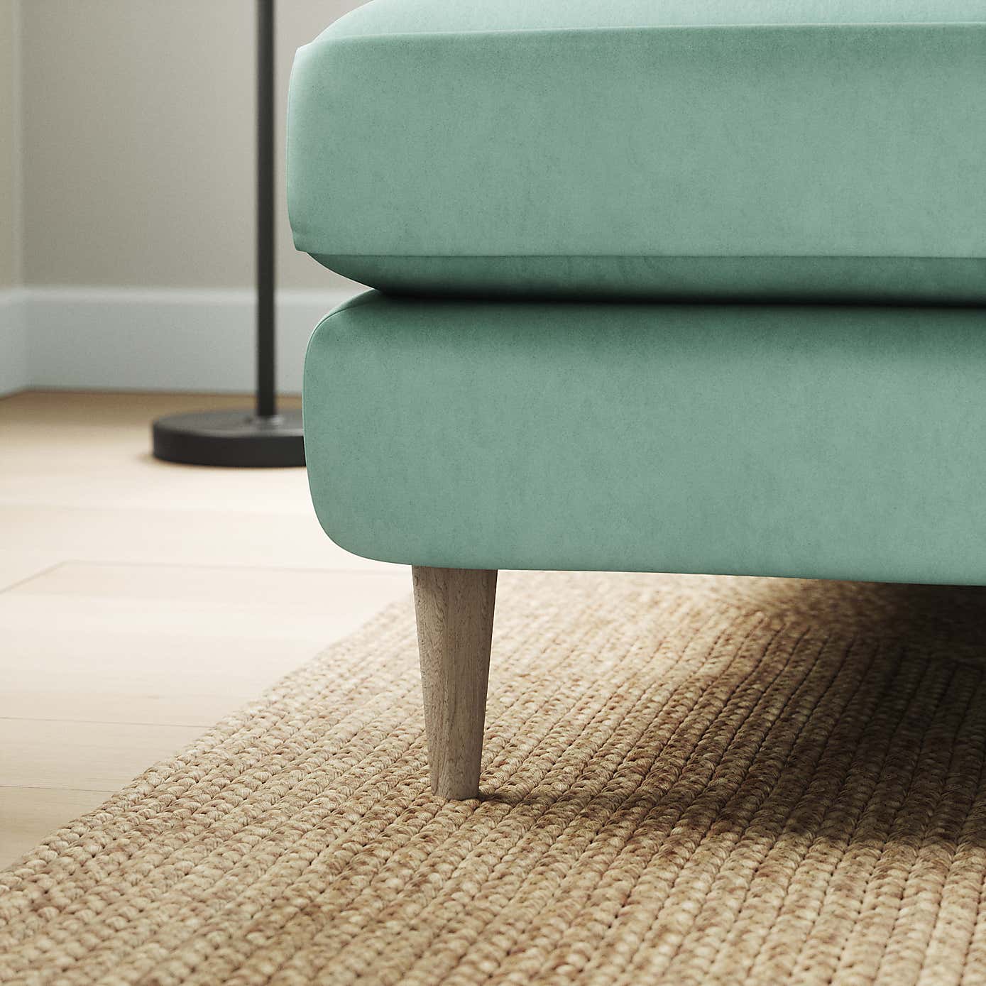 Sven Opulent Velvet Large Corner Chaise Sofa