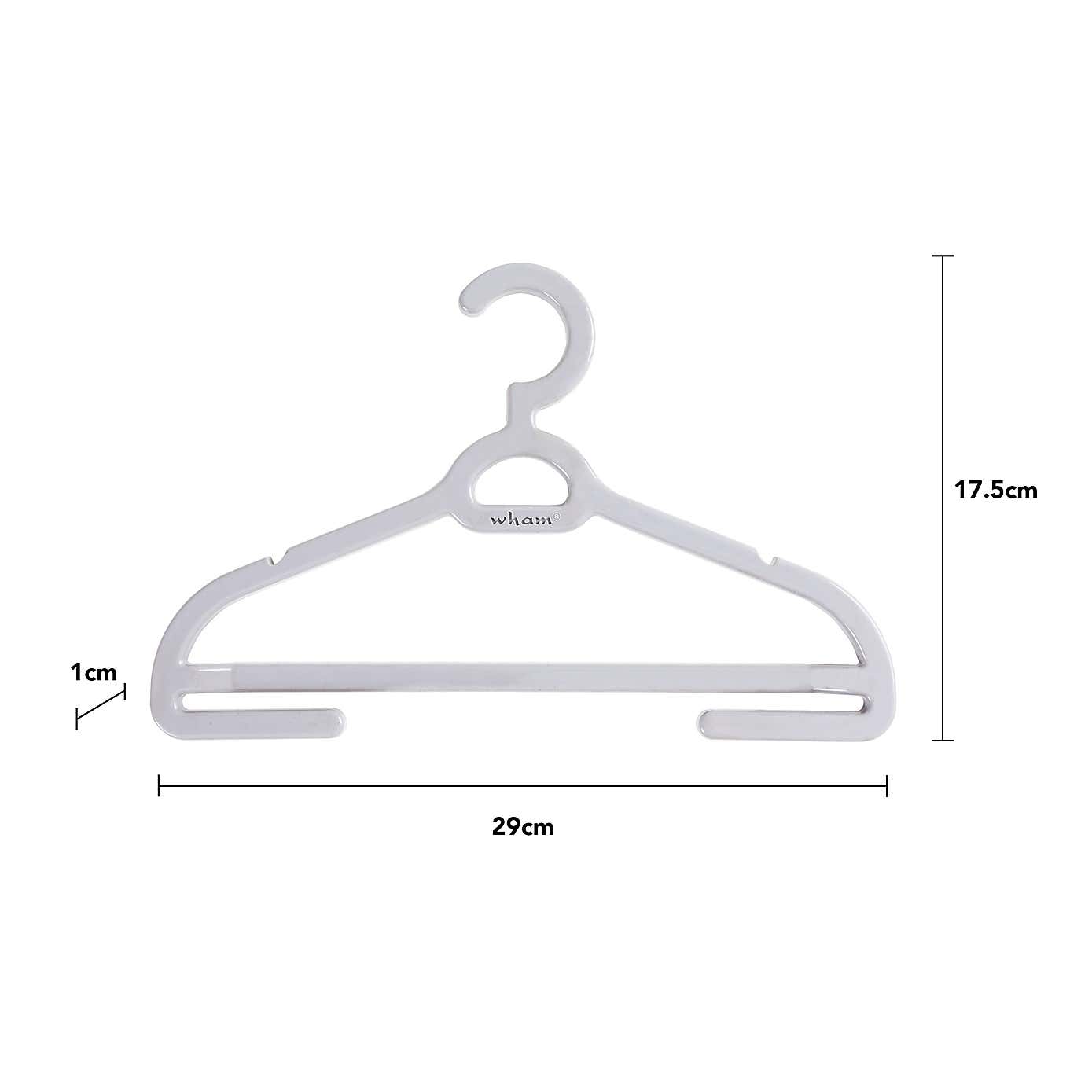 Pack of 12 Wham Junior Clothes Hangers