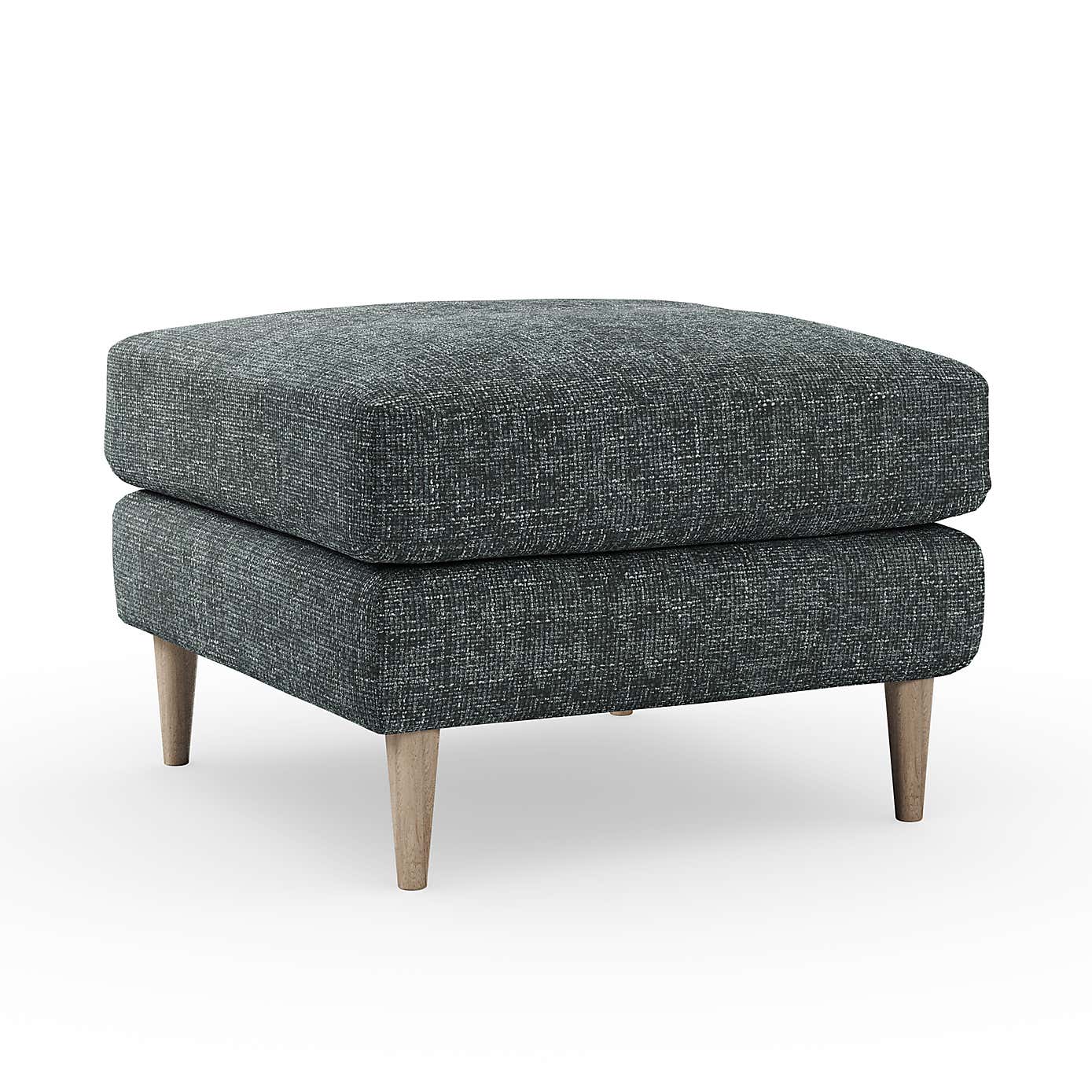 Sven Chunky Chenille Footstool